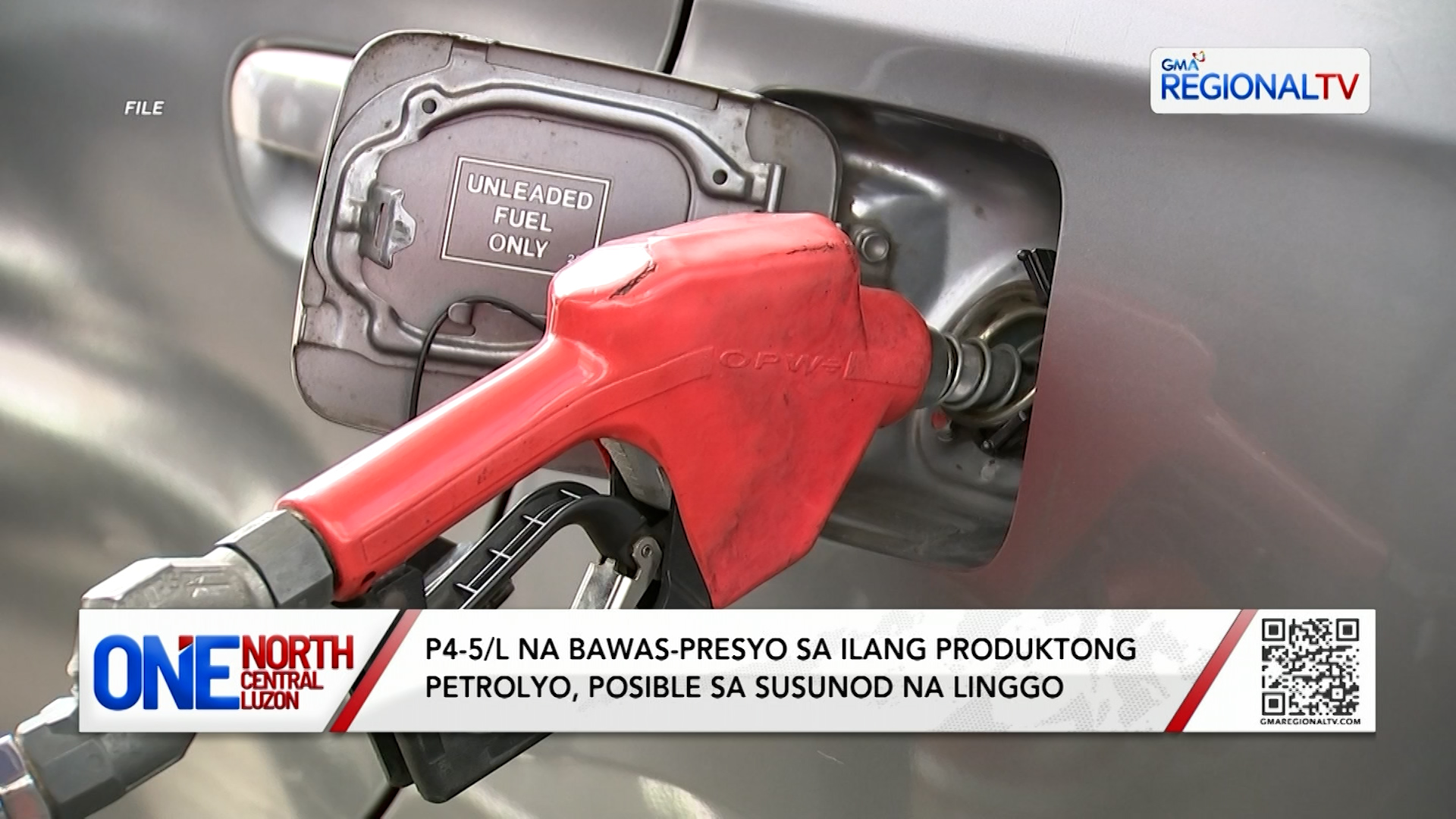 P4-5/L na bawas-presyo sa langis, posible sa susunod na linggo | One North Central Luzon