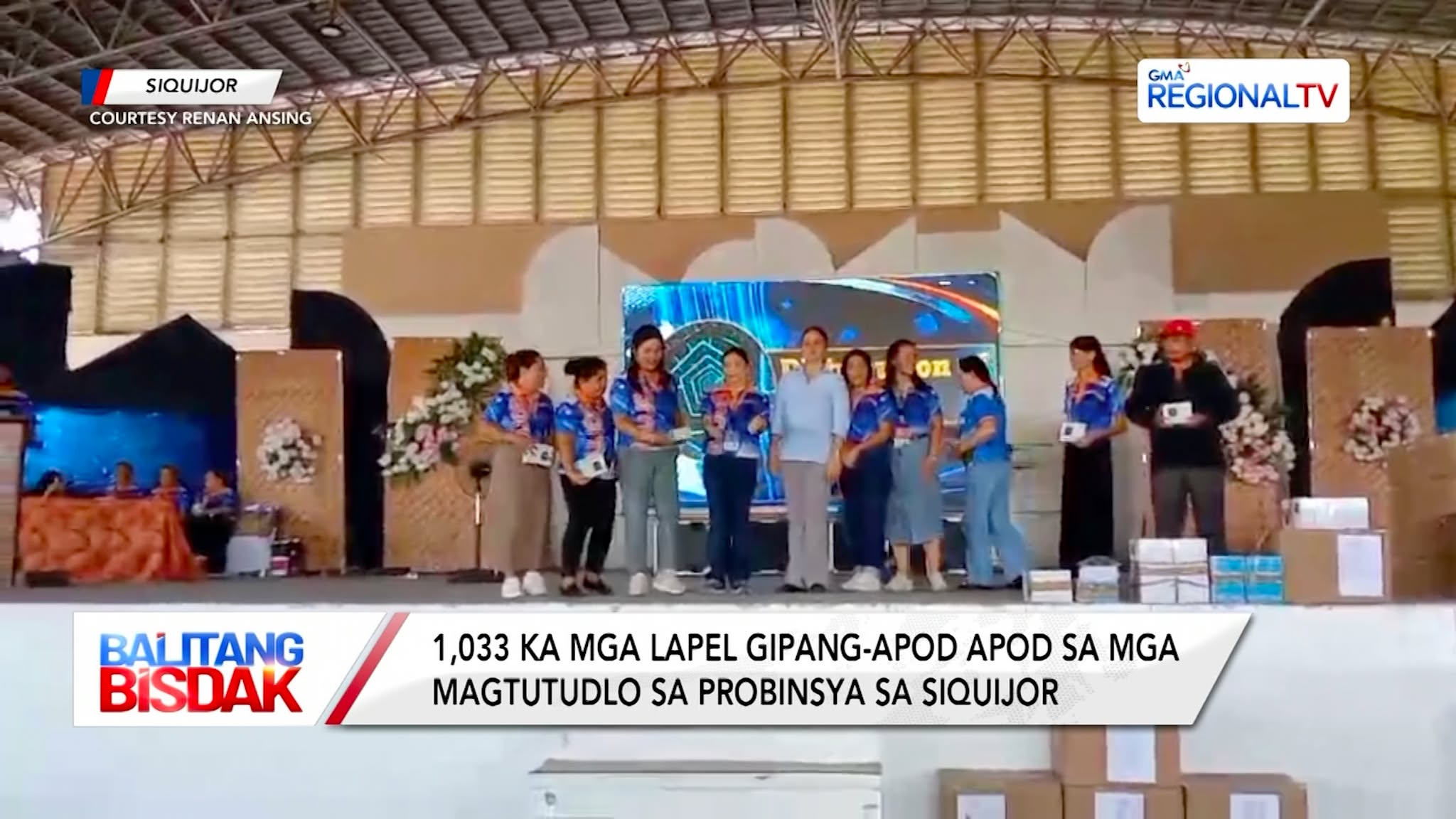 1,033 ka mga Lapel Gipang-apod apod sa mga Magtutudlo | Balitang Bisdak