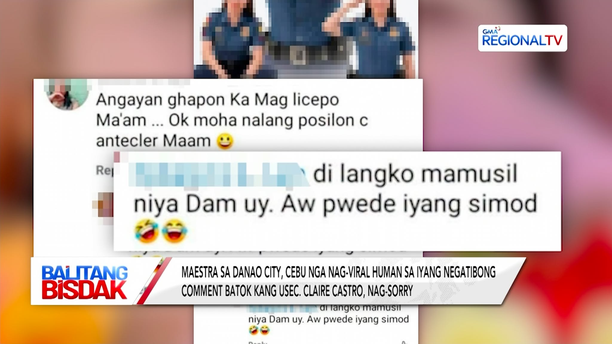 Maestra sa Danao City, Nag-sorry sa Comment sa Social Media Batok USEC Castro | Balitang Bisdak