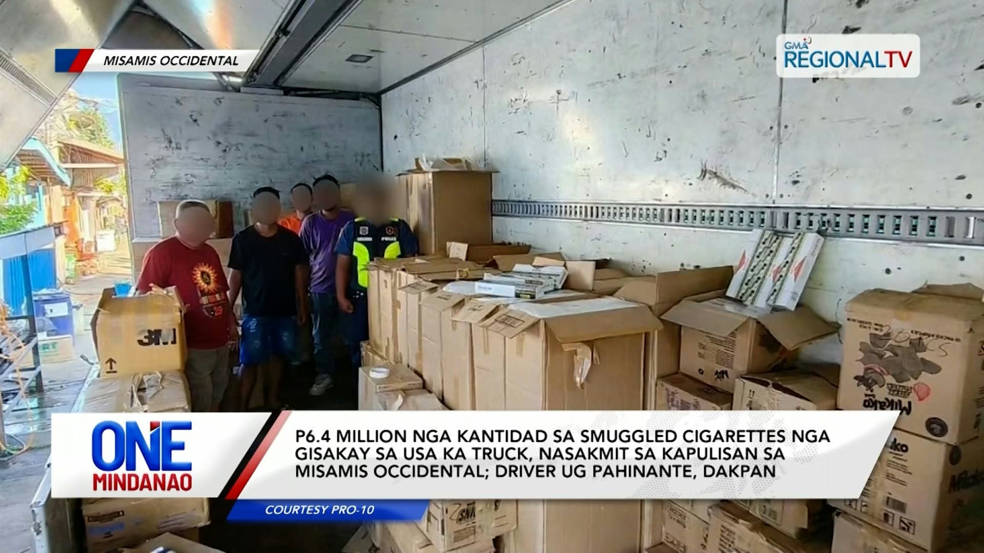 P6.4 million nga smuggled cigarettes, nasakmit sa Misamis Occidental I One Mindanao