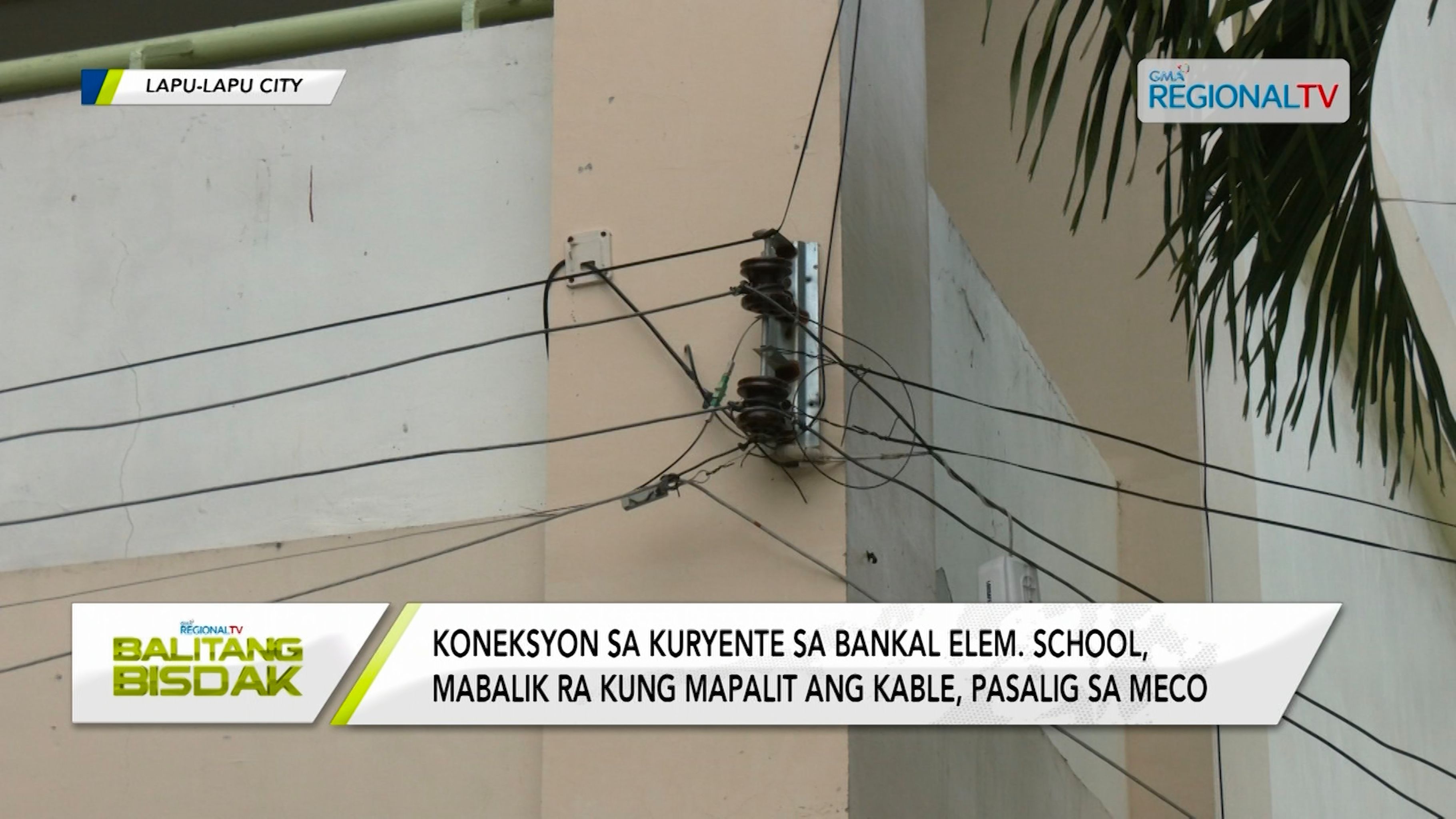 Isyu sa brownout sa Bankal Elementary School