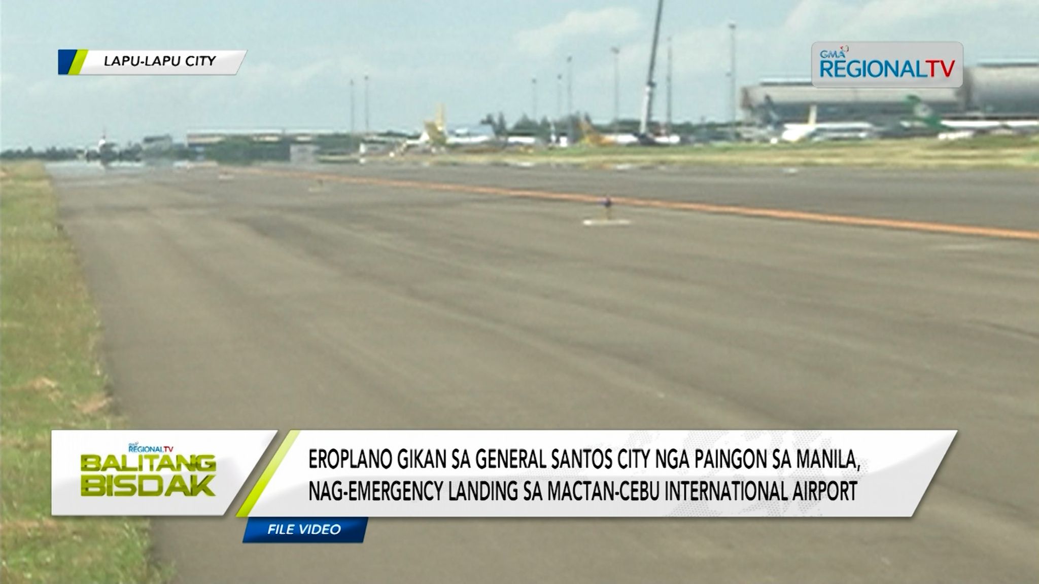 Flight sa General Santos City, nag-emergency landing sa MCIA