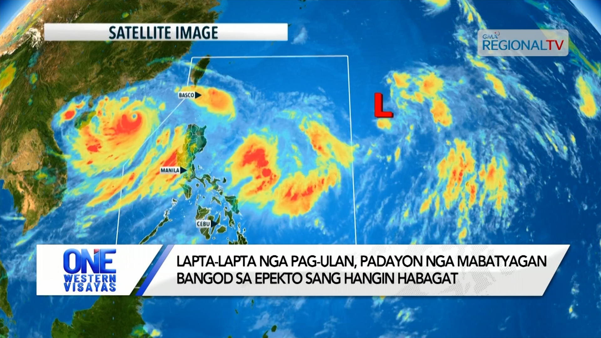 Lapta-lapta nga pag-ulan, padayon nga mabatyagan bangud sa hangin habagat