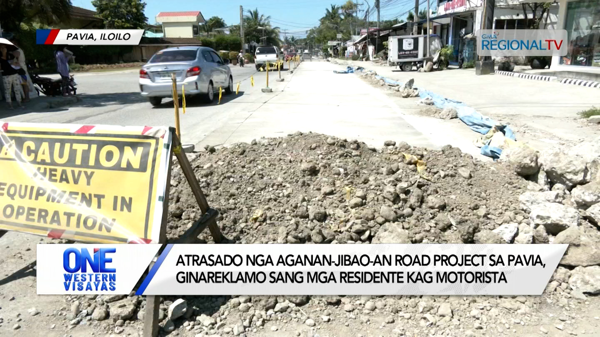 Atrasado nga Aganan-Jibao-an road project sa Pavia, ginareklamo