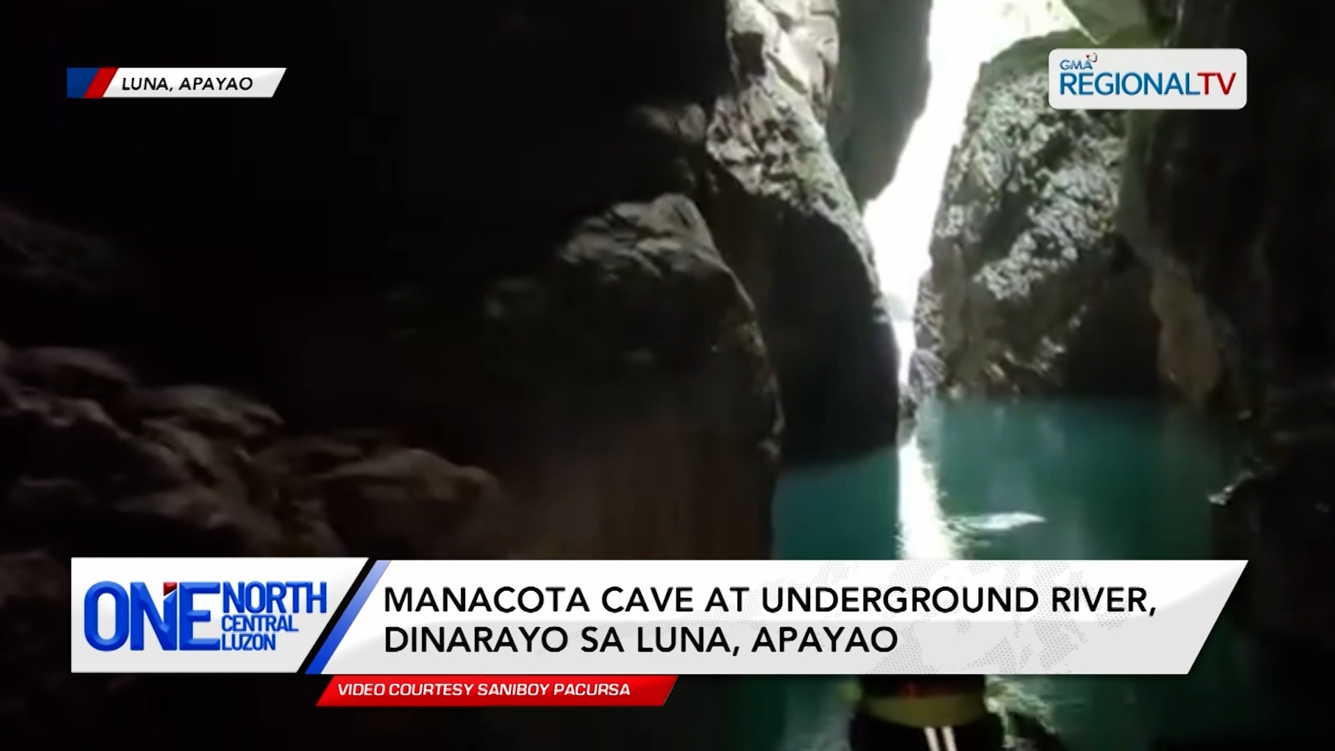 Manacota Cave at Underground River, dinarayo sa Luna, Apayao