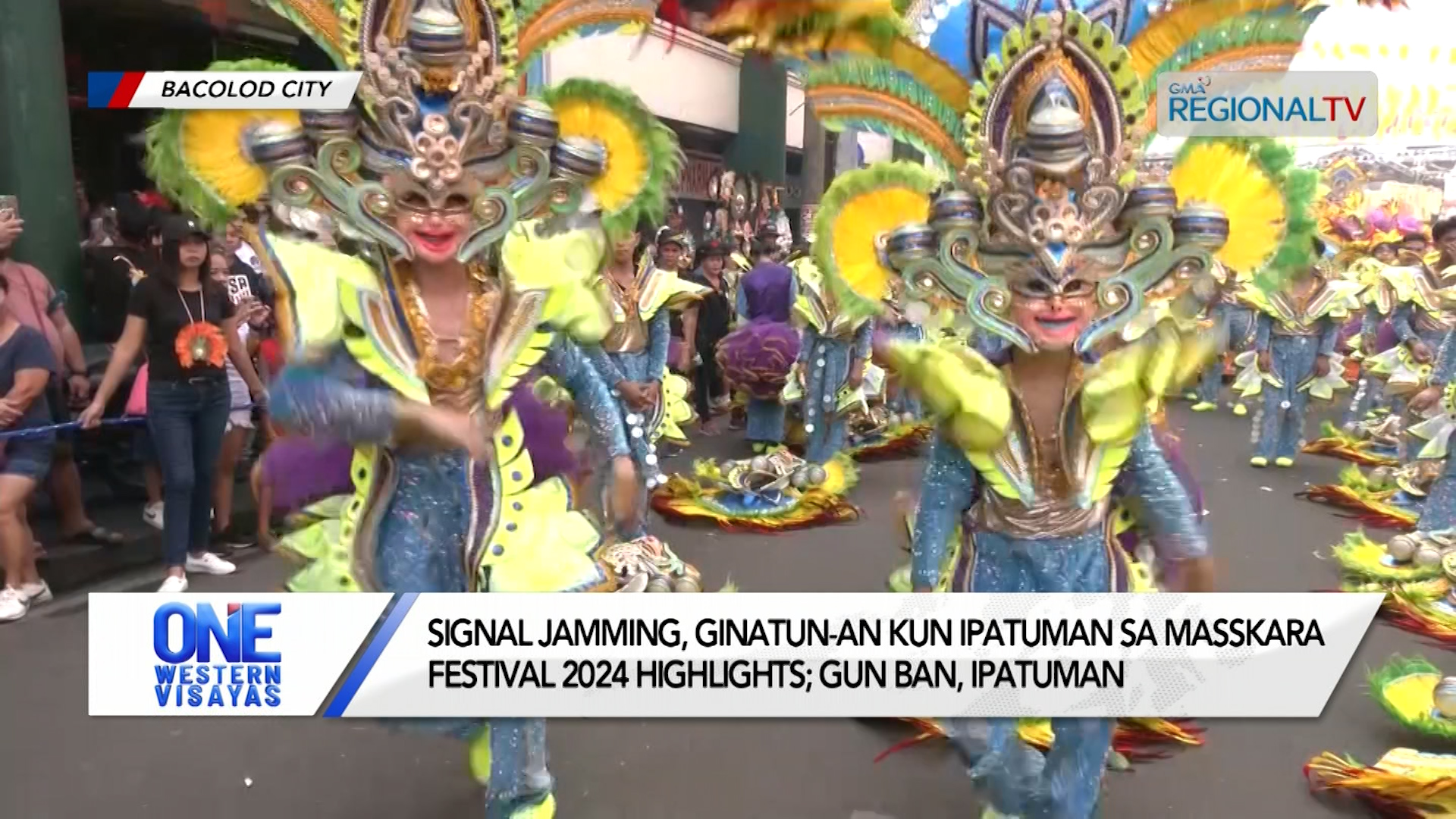 Signal jamming, ginatun-an kun ipatuman sa Masskara Festival 2024 highlights