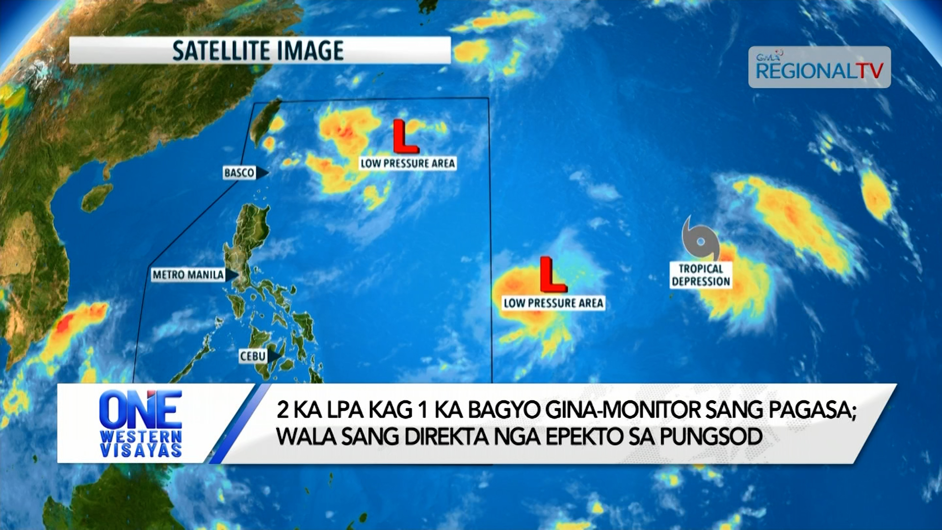 Duha ka LPA kag isa ka bagy-o, ginamonitor sang PAGASA