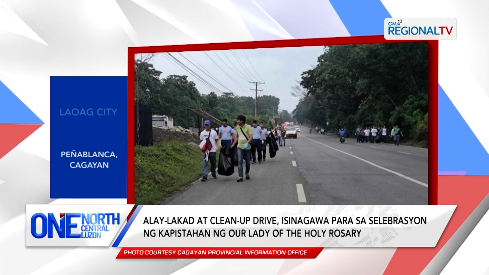 Alay-lakad at clean-up drive, isinagawa sa Peñablanca, Cagayan