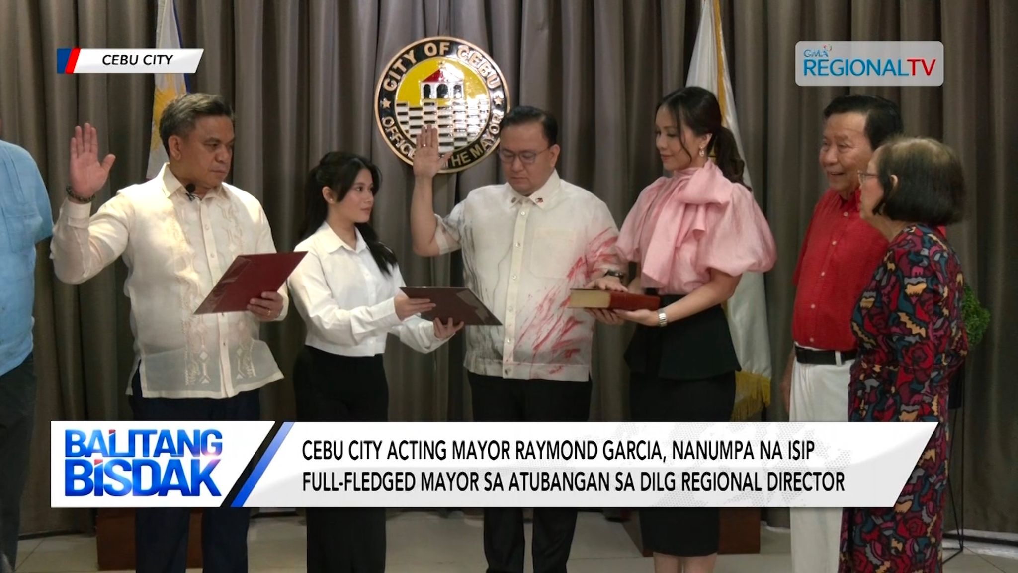 Acting Mayor Raymond Garcia, nanumpa na isip full-fledged mayor sa Cebu City