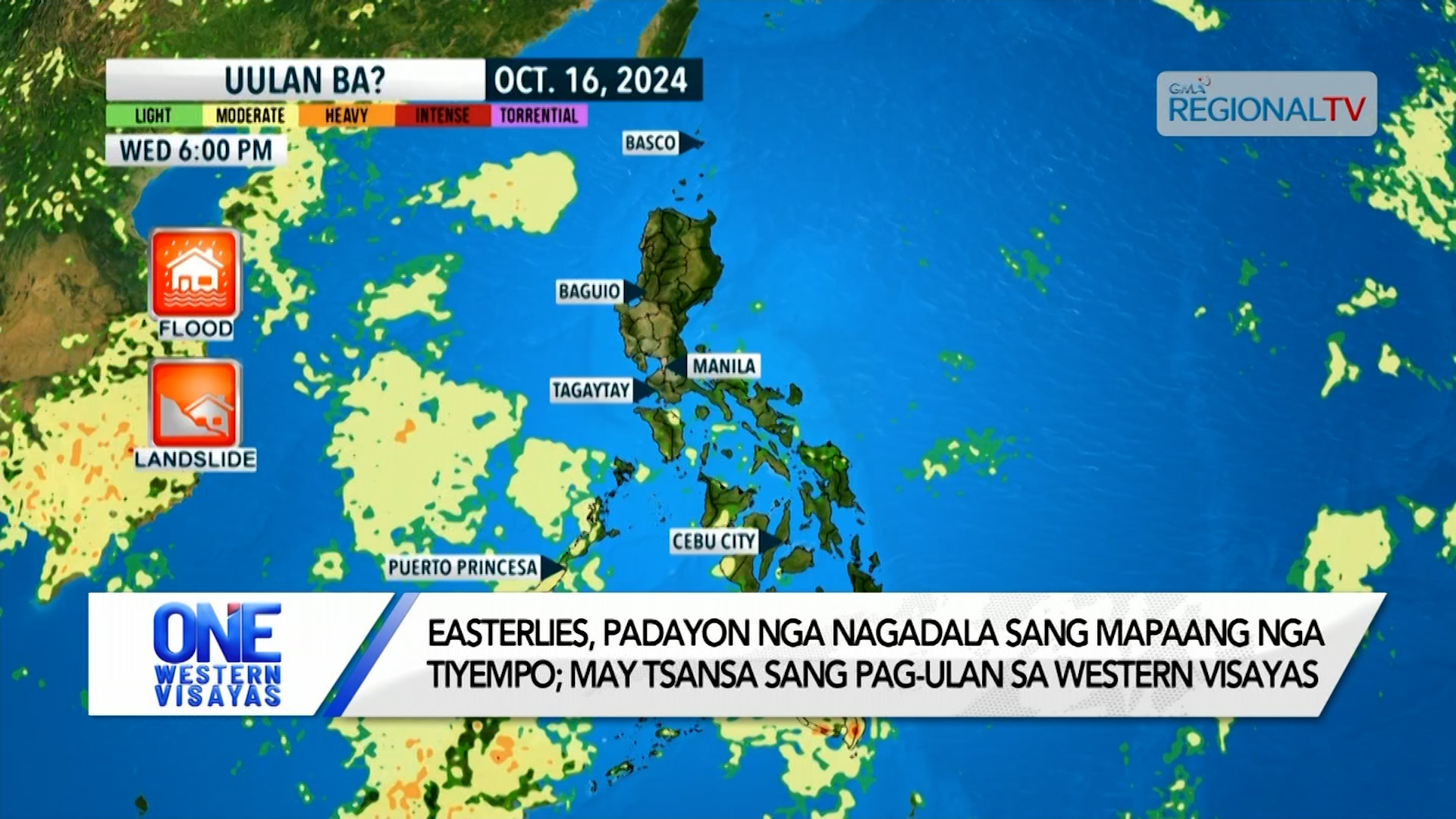 May tsansa sang pag-ulan sa Western Visayas tuga sang localized thunderstorms