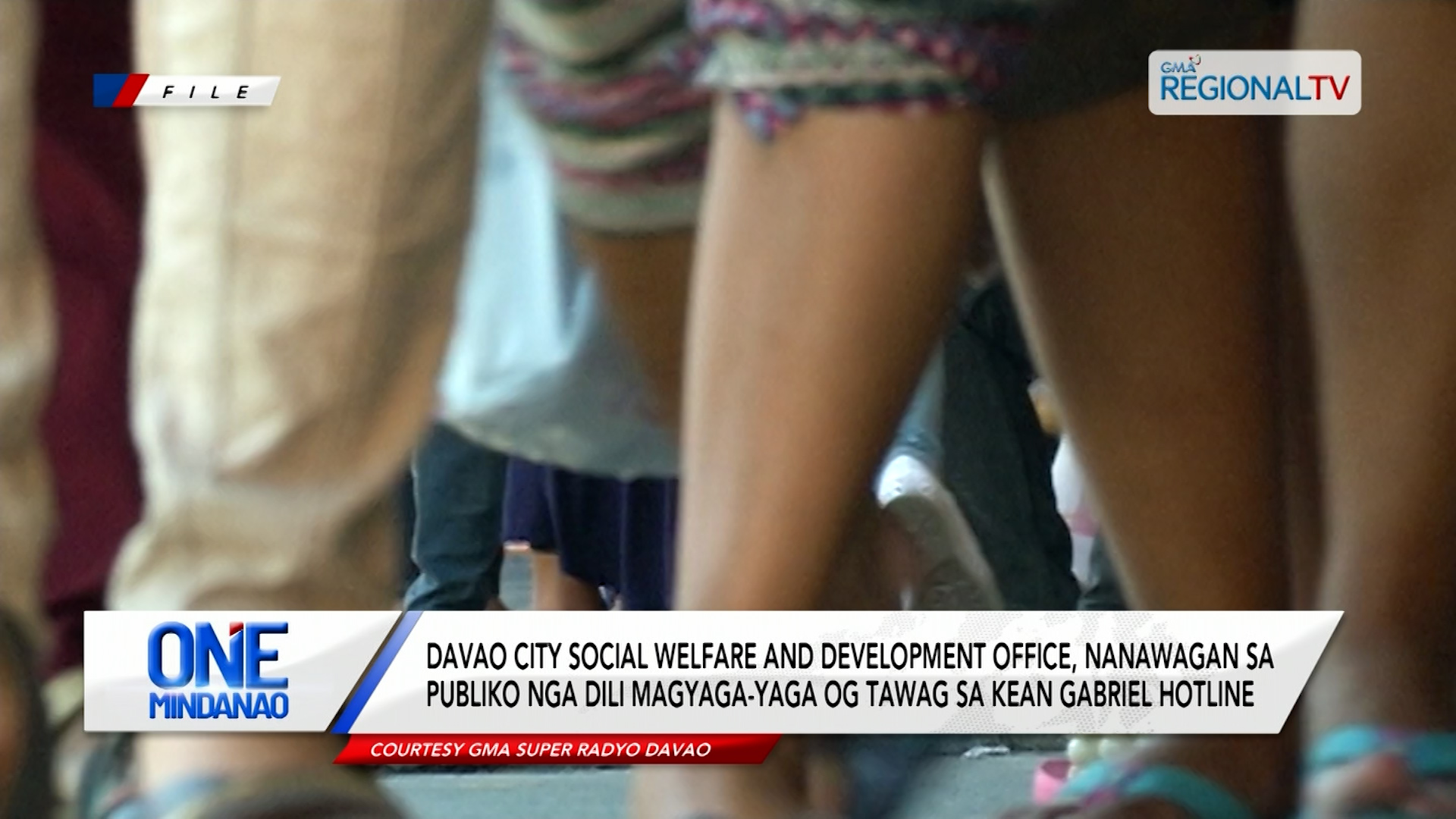 DSWDO, nanawagan sa publiko nga dili magyaga-yaga ang Kean Gabriel Hotline