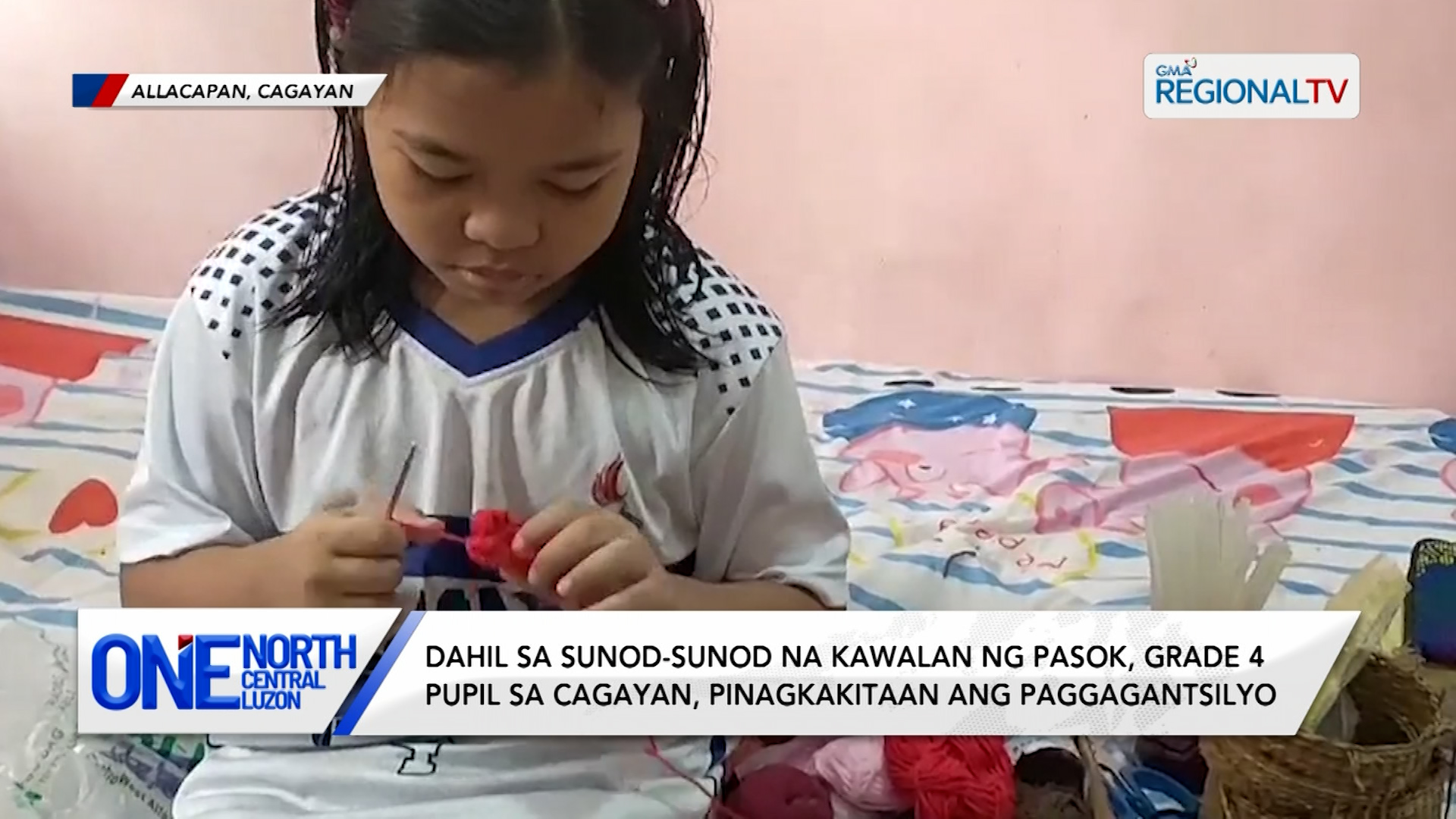 Grade 4 pupil sa Cagayan, pinagkakitaan ang paggagantsilyo