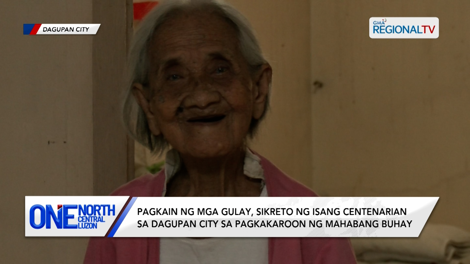 Pagkain ng mga gulay, sikreto ng isang centenarian sa Dagupan City