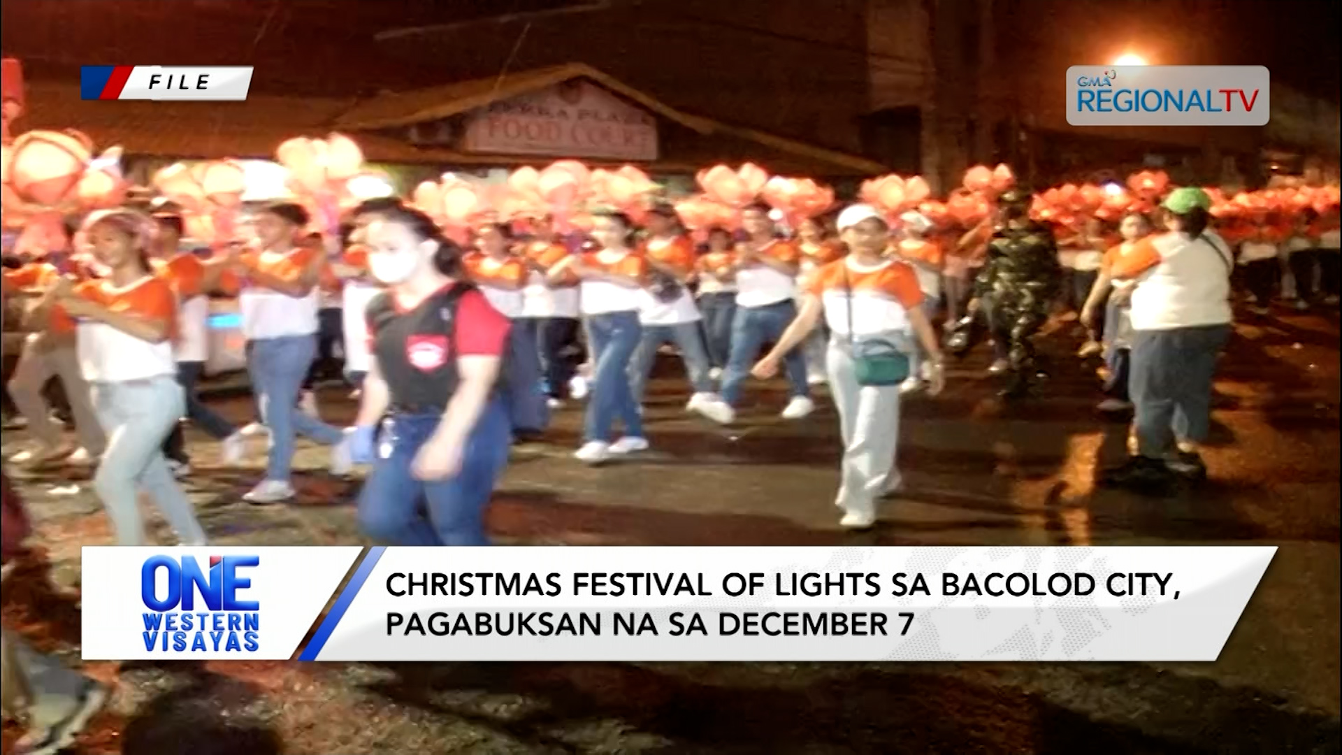 Christmas Festival of Lights sa Bacolod City, pagabuksan na sa December 7