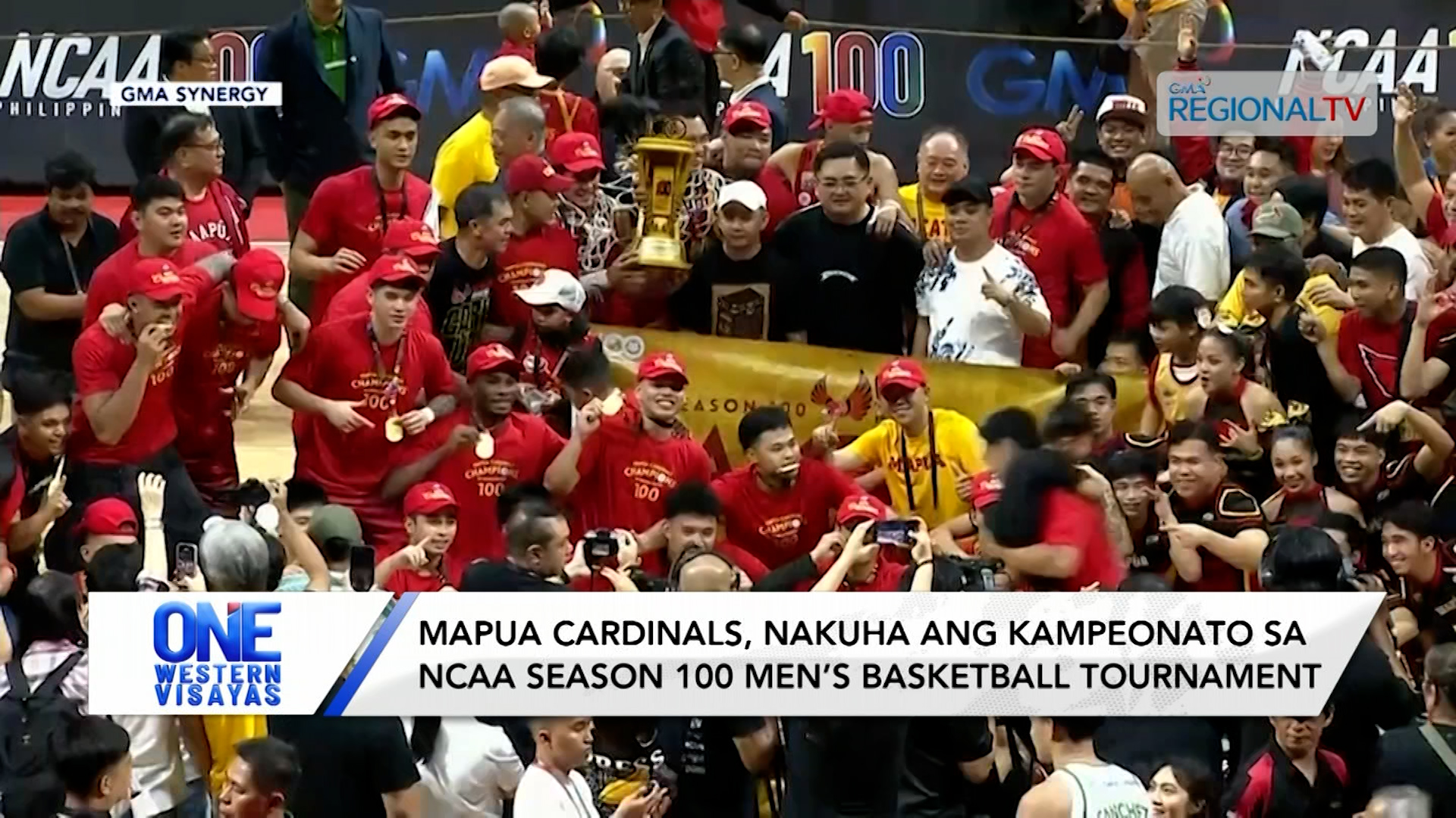 Mapua cardinals, nakuha ang kampeonato sa NCAA Season 100 Men’s Basketball