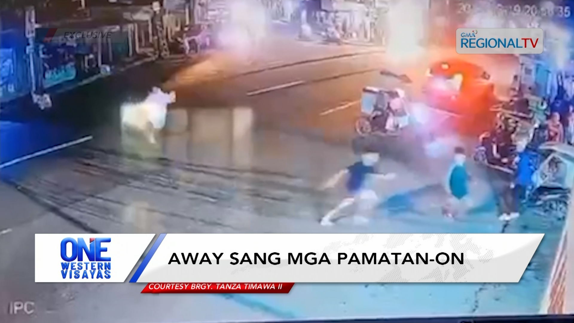 Rambol sang mga pamatan-on sa Brgy. Tanza timawa sa Iloilo City, nahuli-cam