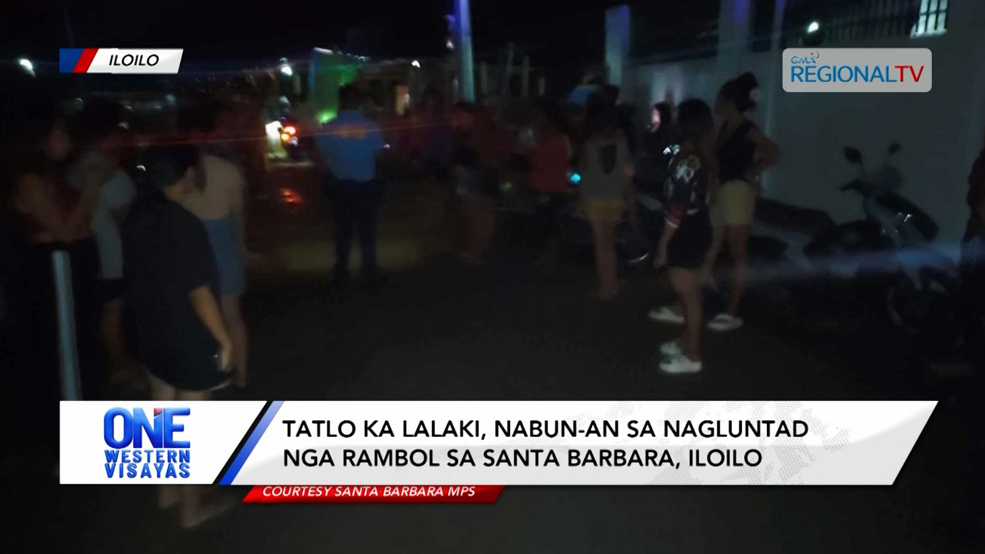 Tatlo ka lalaki, nabun-an sa nagluntad nga rambol sa Santa Barbara, Iloilo