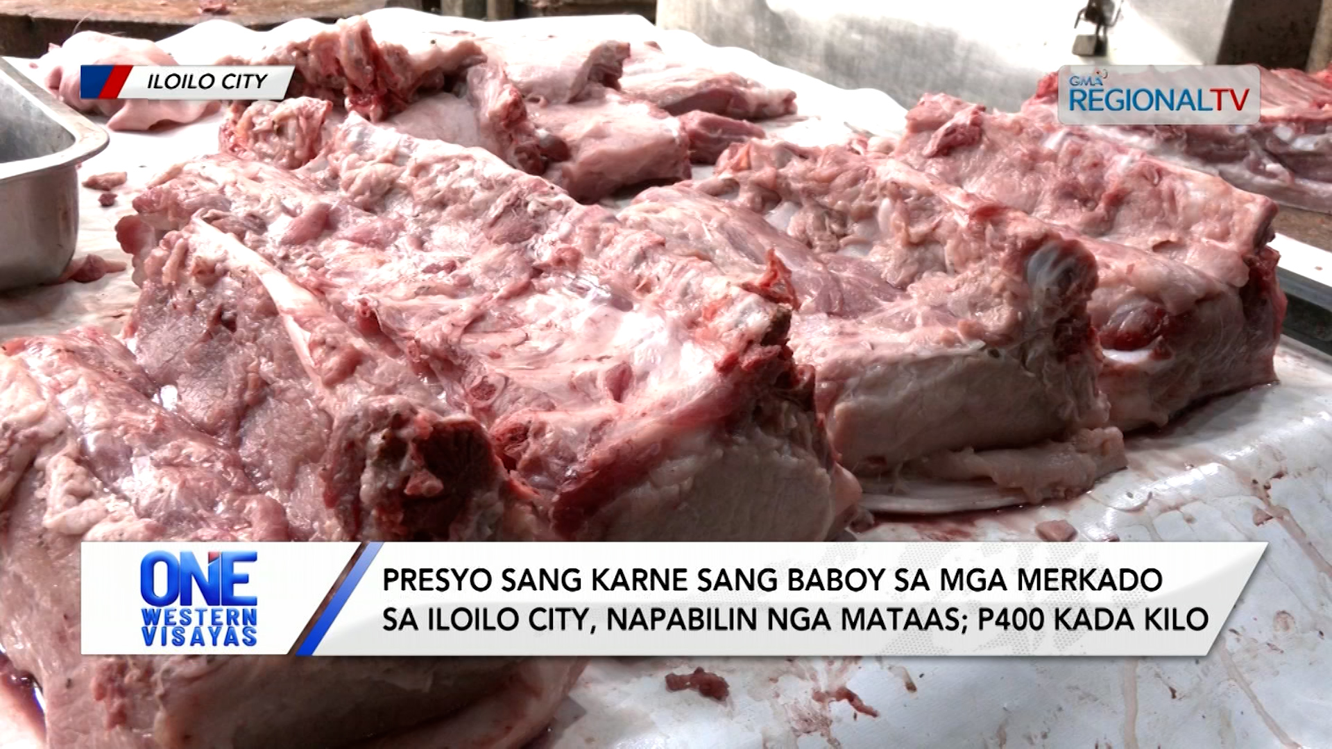 Presyo sang karne sang baboy sa mga merkado sa Iloilo City, P400/kilo gihapon
