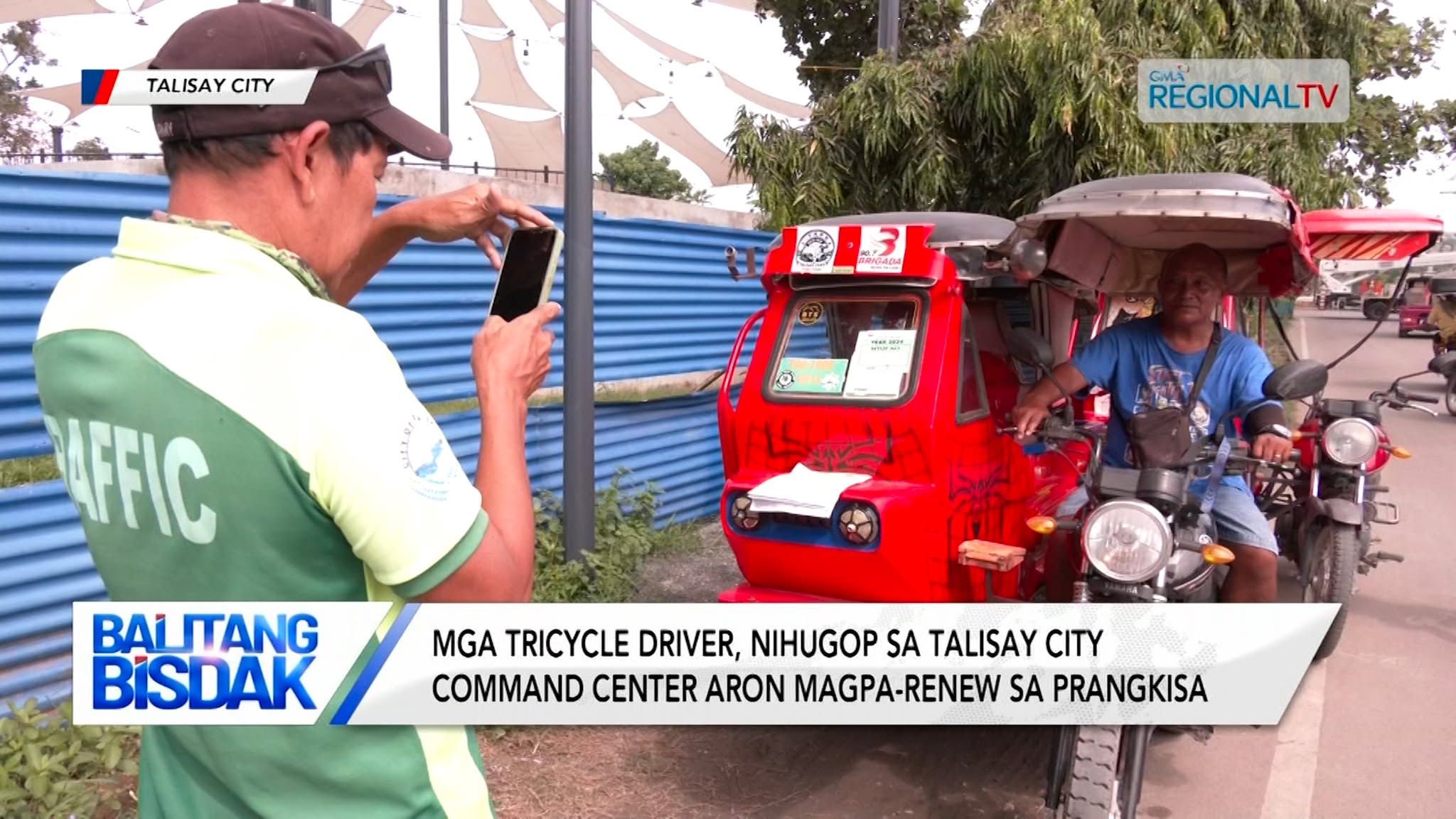 Mga tricycle driver sa Talisay City, nagpa-renew sa prangkisa