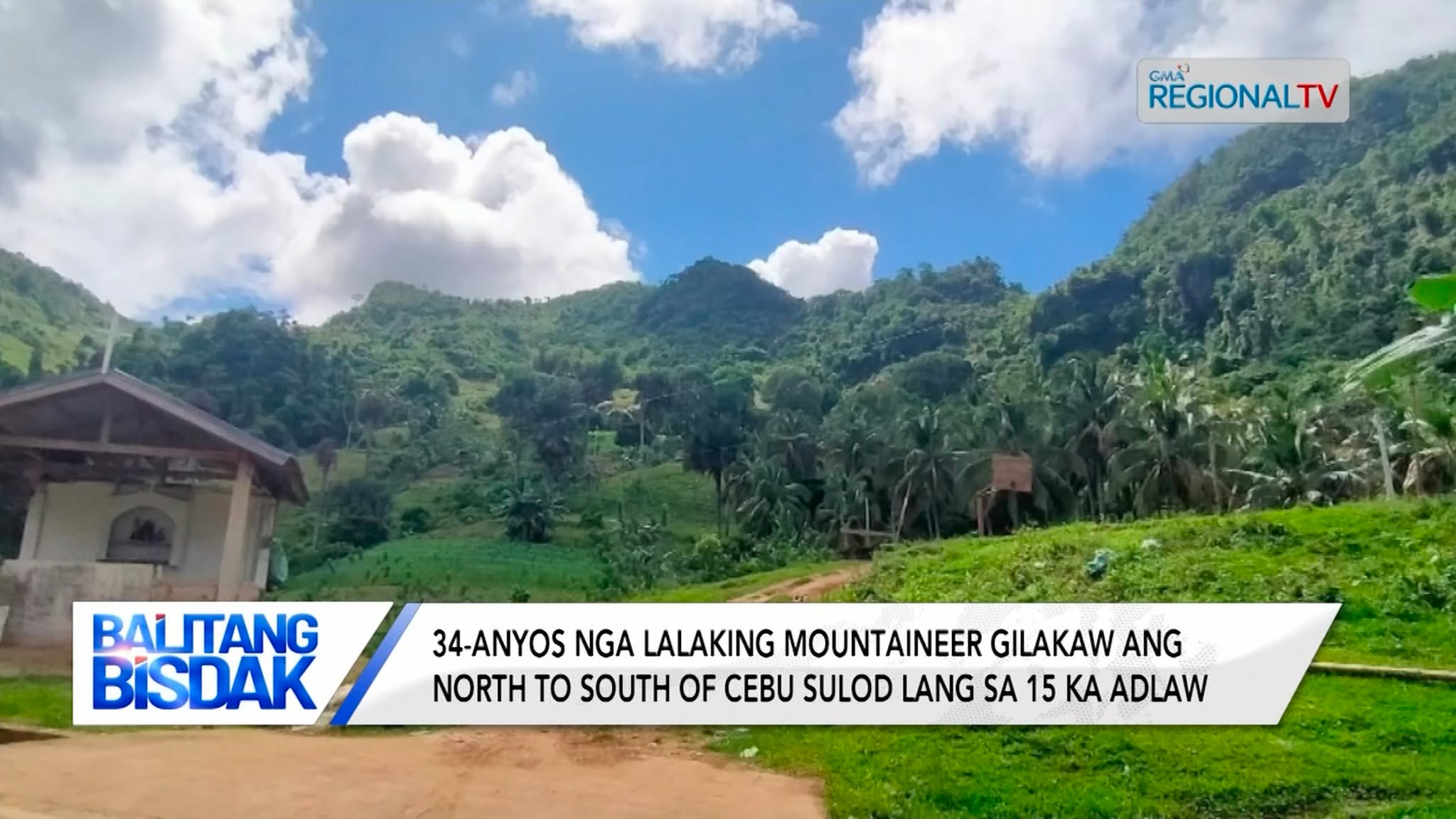 Lalaking mountaineer, gilakaw ang North to South sa Cebu sulod sa 15 ka mga adlaw