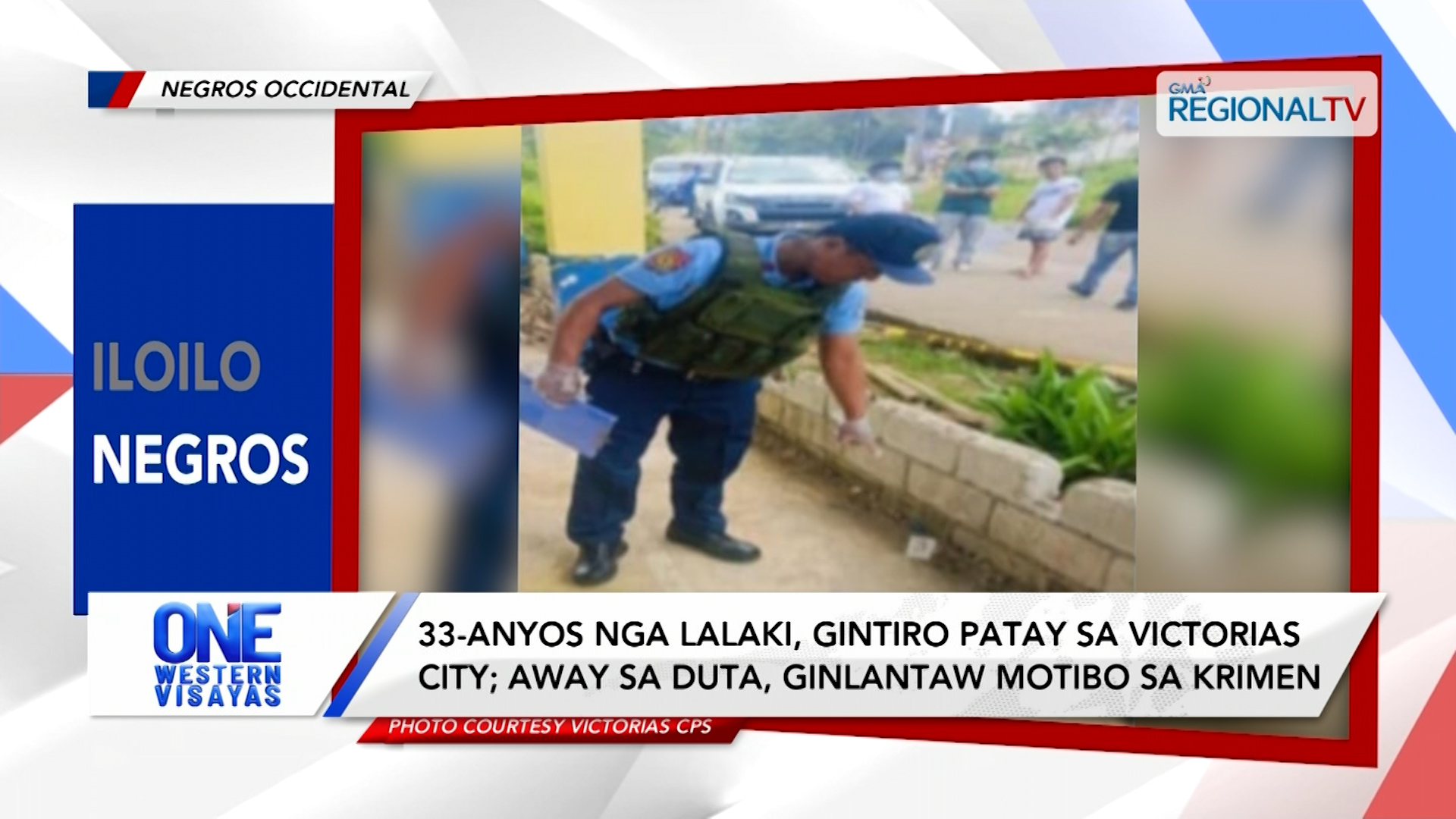 Lalaki gintiro patay sa Victorias City; away sa duta, ginlantaw motibo sa krimen