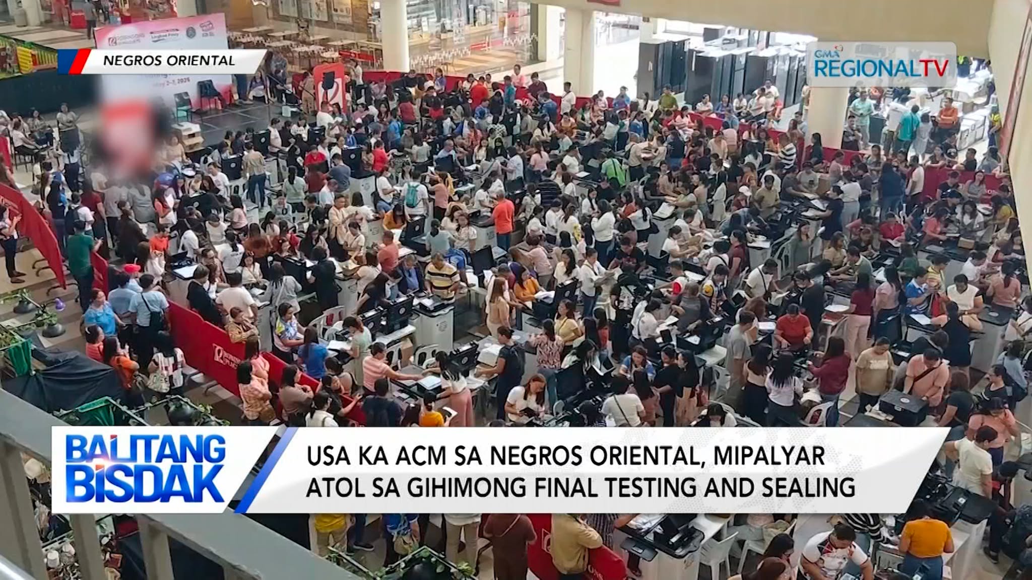 1 ka ACM sa Negros Oriental, mipalyar atol sa gihimong final testing and sealing