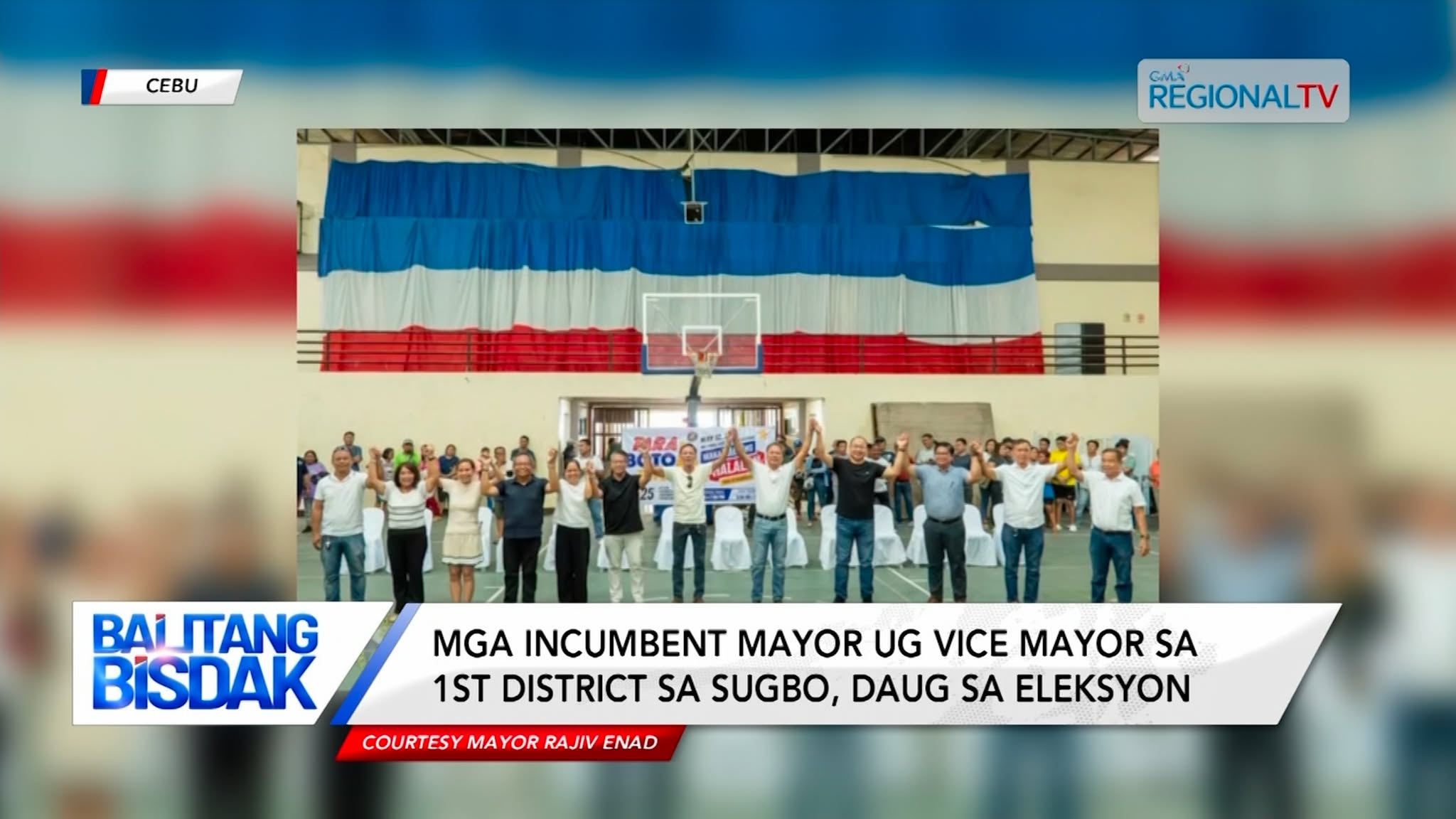 Mga incumbent mayor ug vice mayor sa 1st district sa Sugbo, daug sa eleksyon