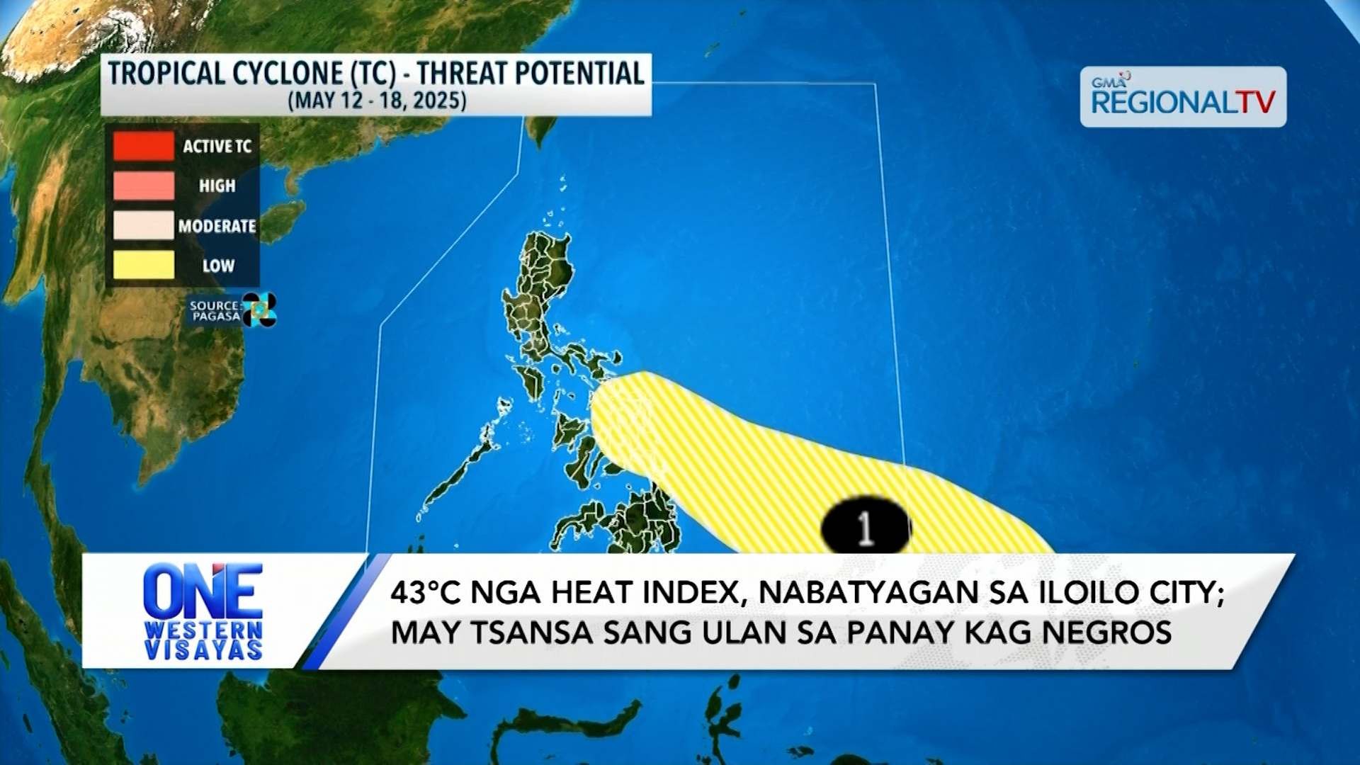 43°C heat index sa Iloilo City; may tsansa sang ulan sa Panay kag Negros