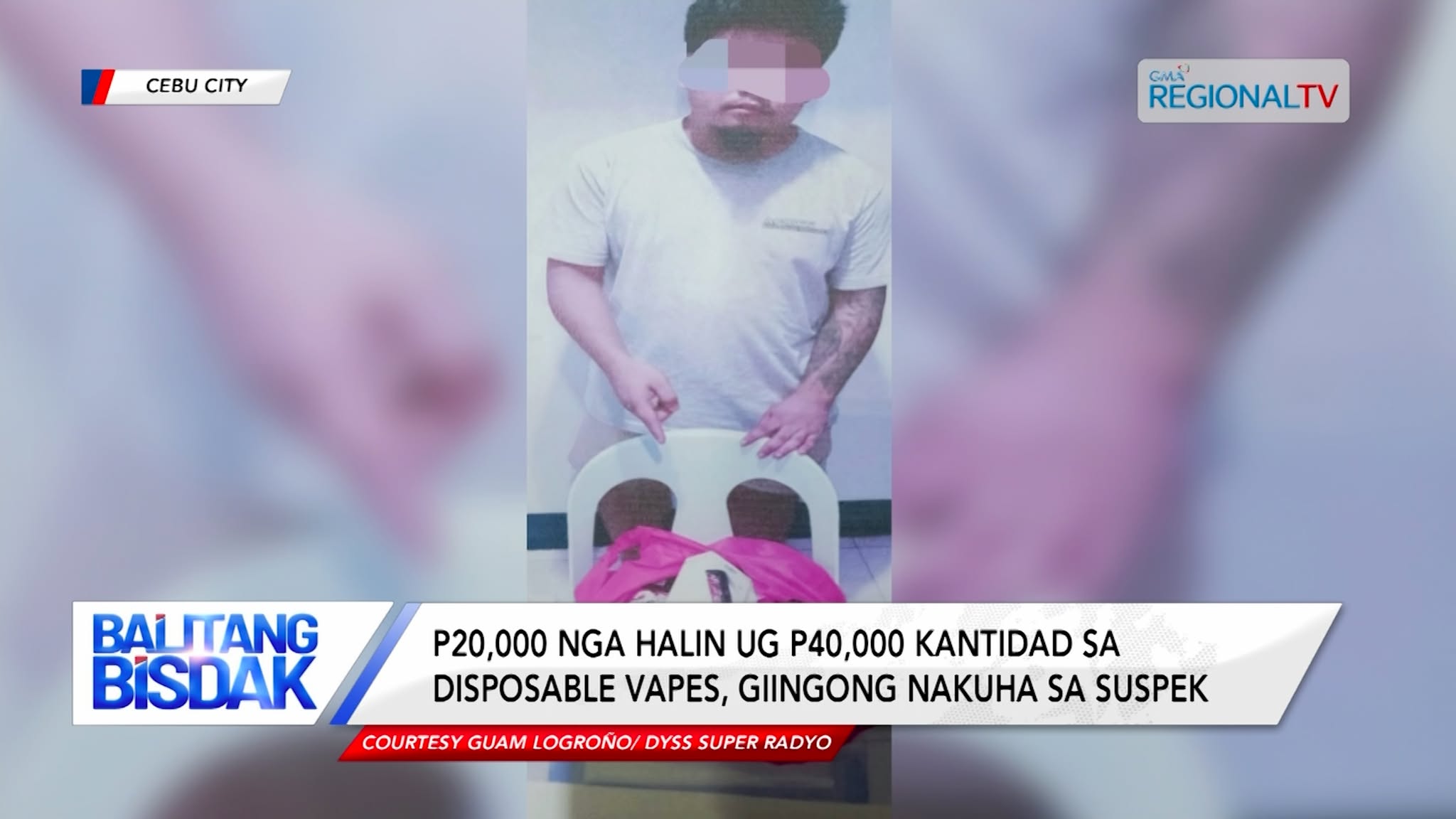 Lalaking naungo sa online sugal, gikawat ang halin sa gitrabahoang vape shop
