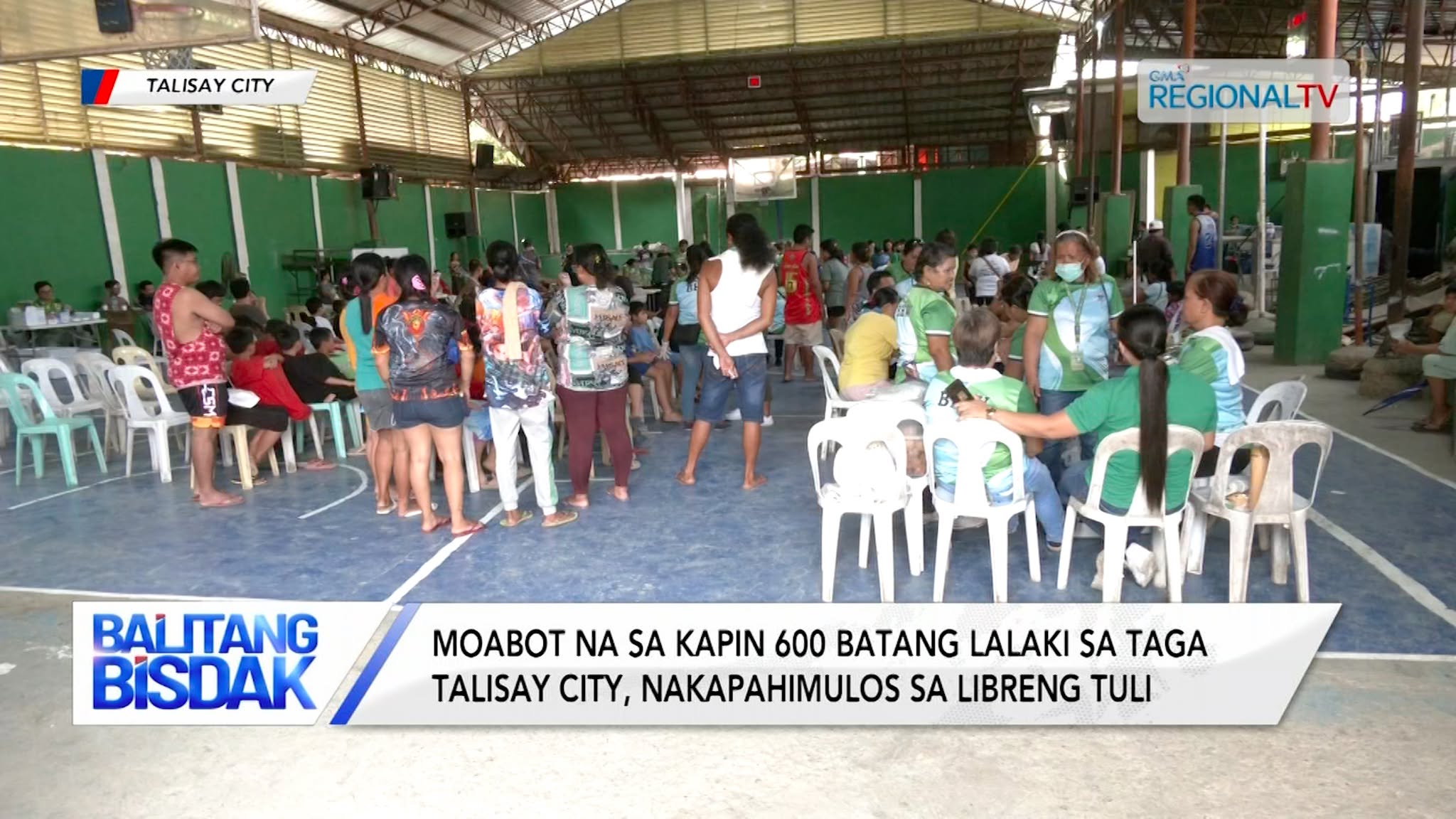 Kapin 600 batang lalaki sa Talisay City, nakapahimulos sa libreng tuli