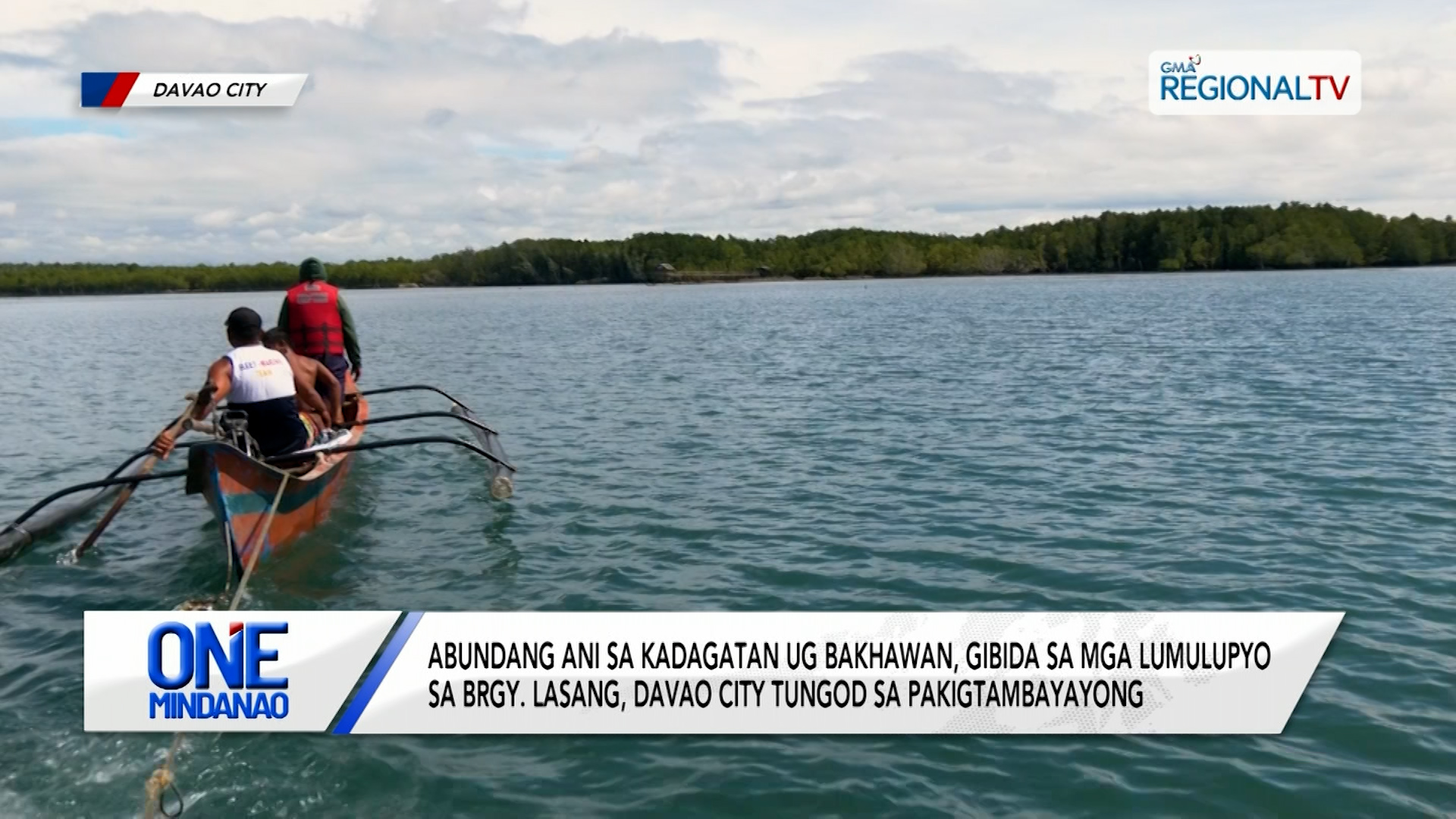 Abundang ani sa kadagatan ug bakhawan, gibida sa Brgy. Lasang, Davao City