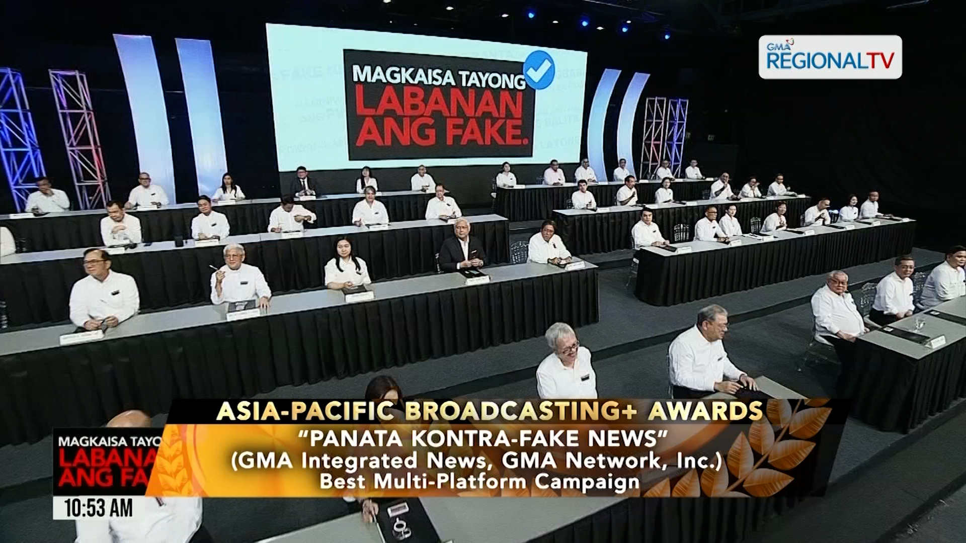 ‘Panata Kontra-Fake News’ campaign na pinangunahan ng GMA Network, kinilala