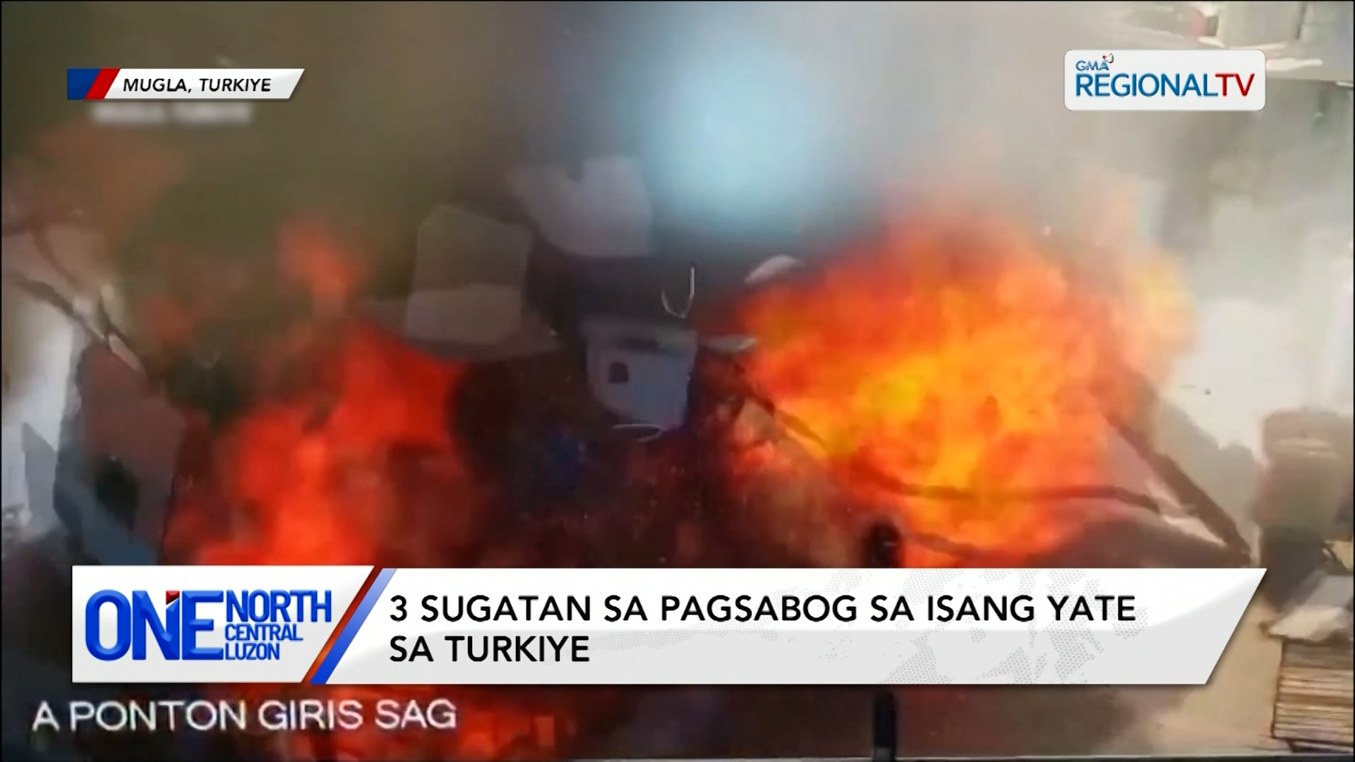 3 sugatan sa pagsabog sa isang yate sa Turkiye