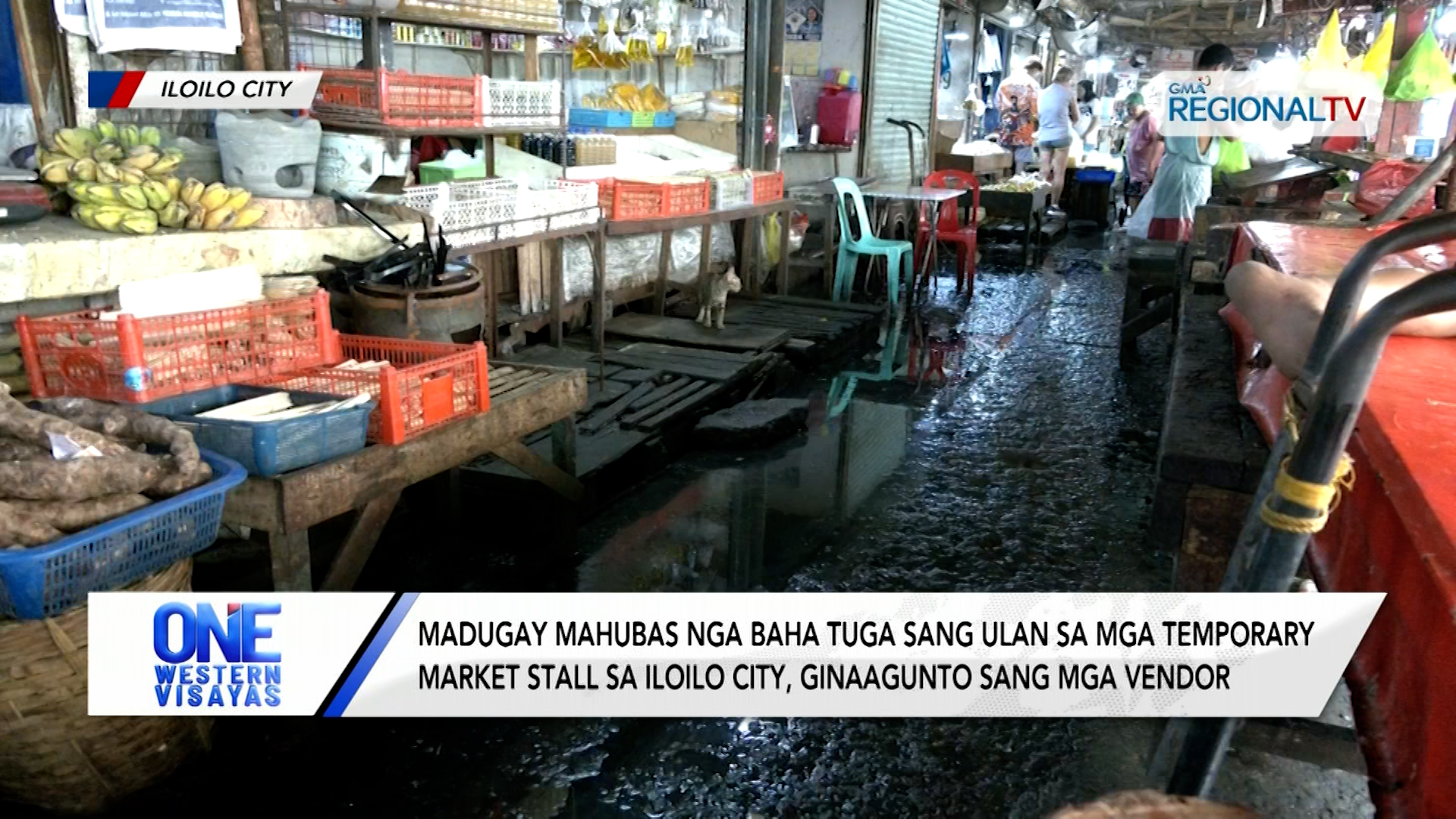 Baha tuga sang ulan sa temporary market stalls sa Iloilo City, ginareklamo