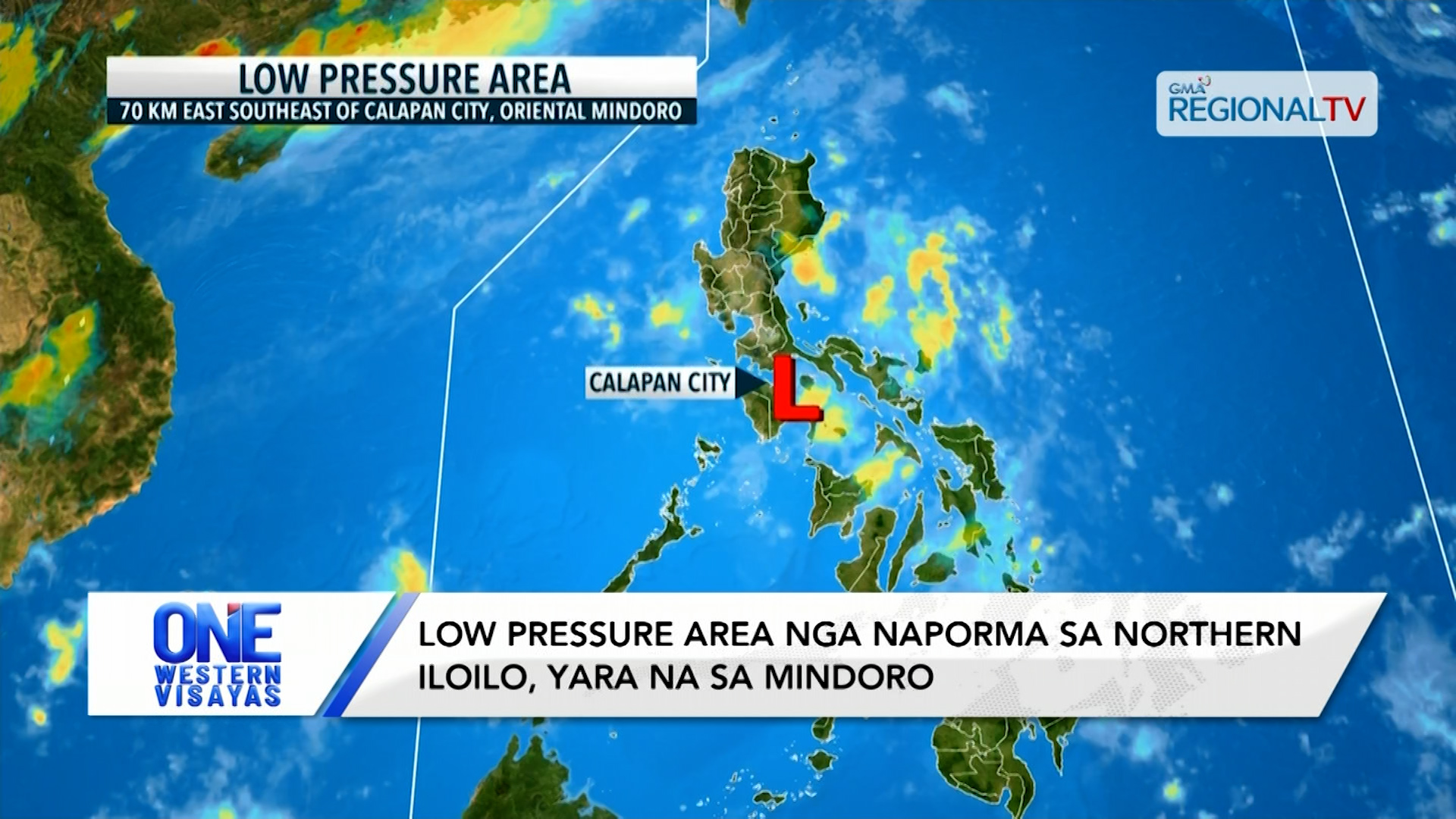 Low pressure area nga naporma sa Northern Iloilo, yara na sa Mindoro