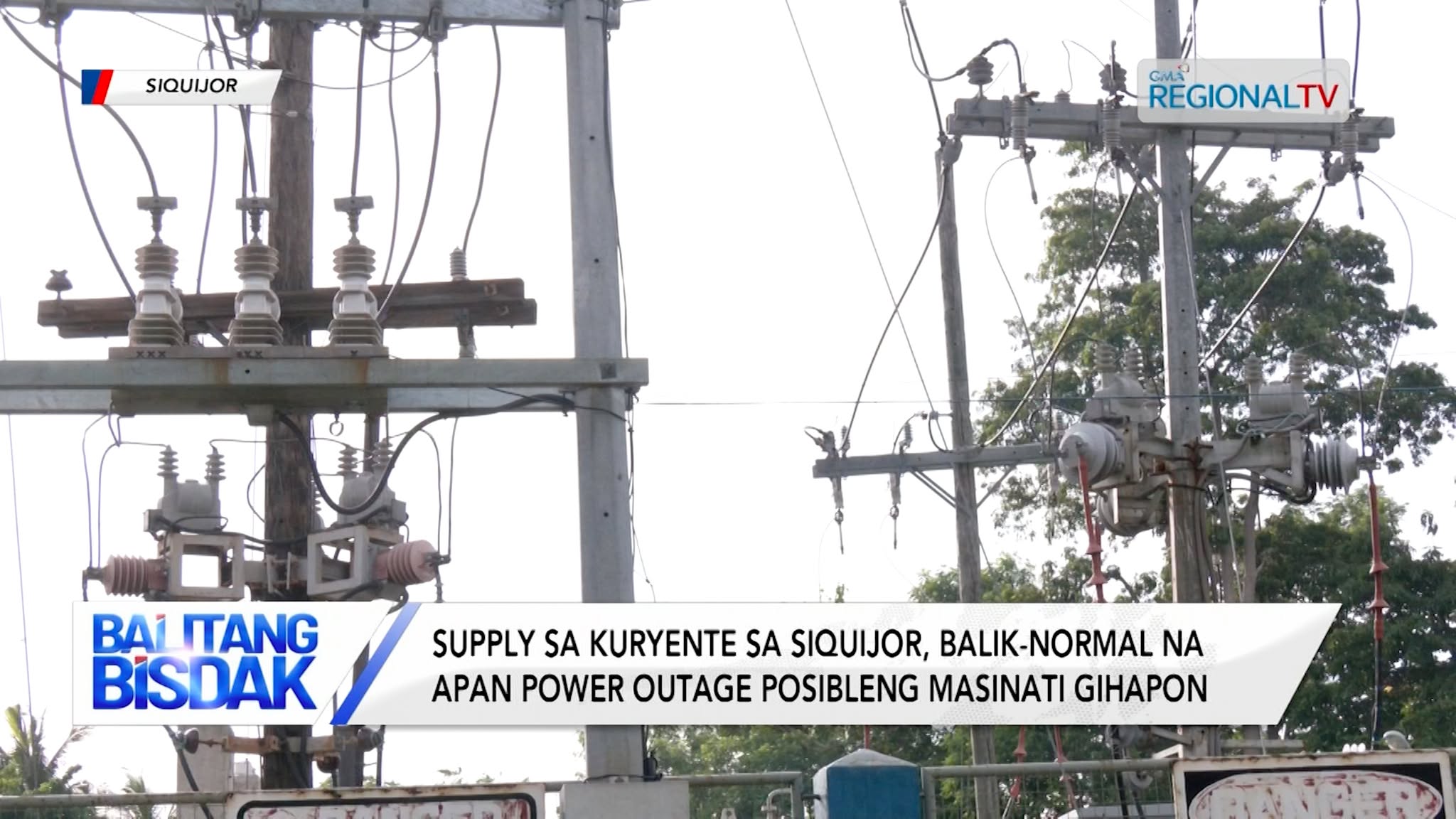 Kuryente sa Siquijor, balik-normal na apan power outage posibleng masinati gihapon