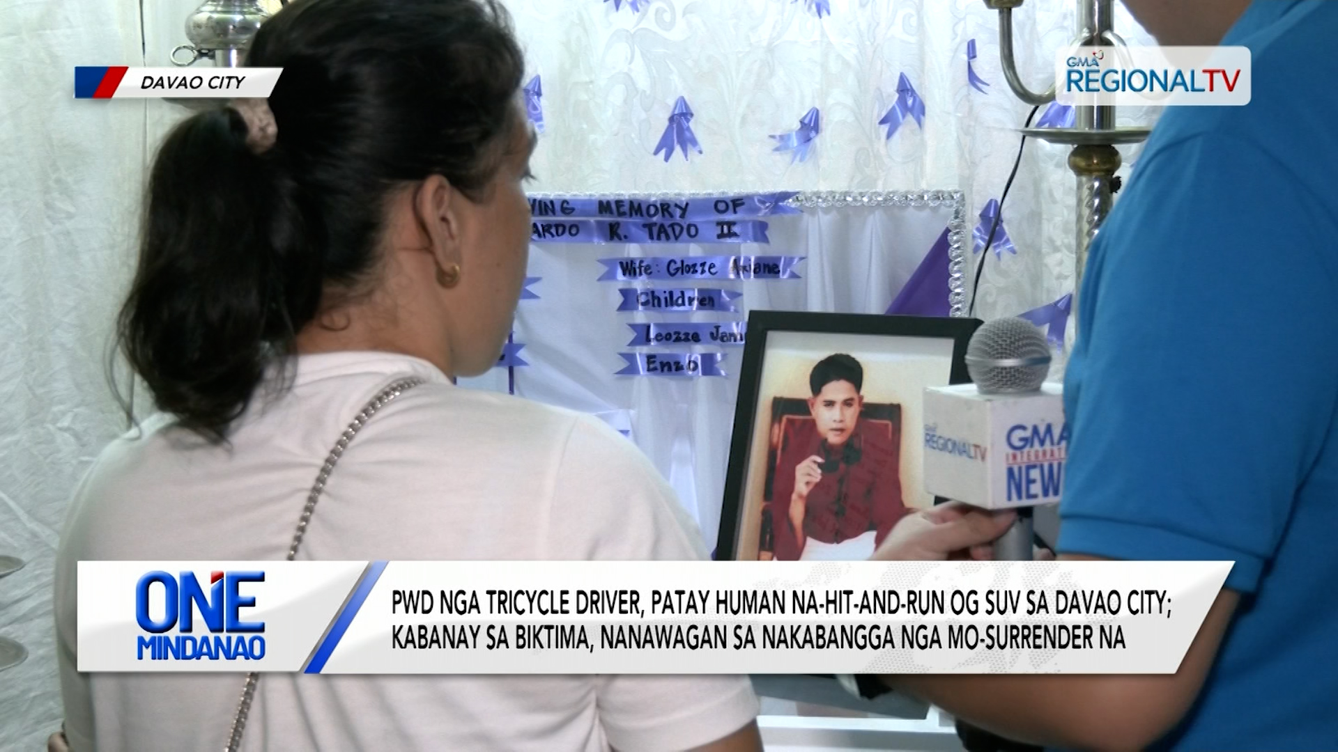 PWD nga tricycle driver, patay human na-hit-and-run og SUV sa Davao City