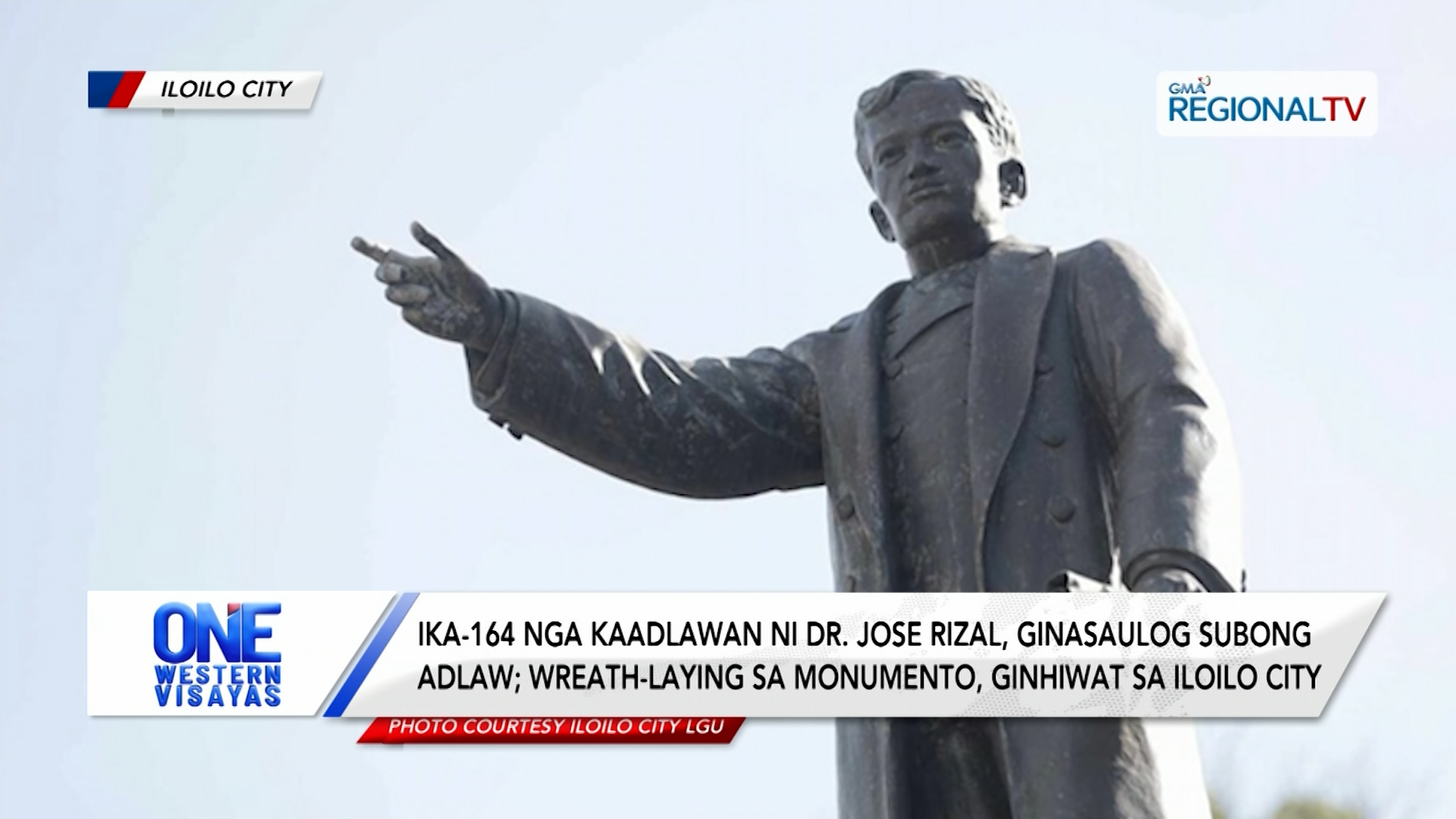 Ika-164 nga kaadlawan ni Dr. Jose Rizal, ginsaulog subong adlaw