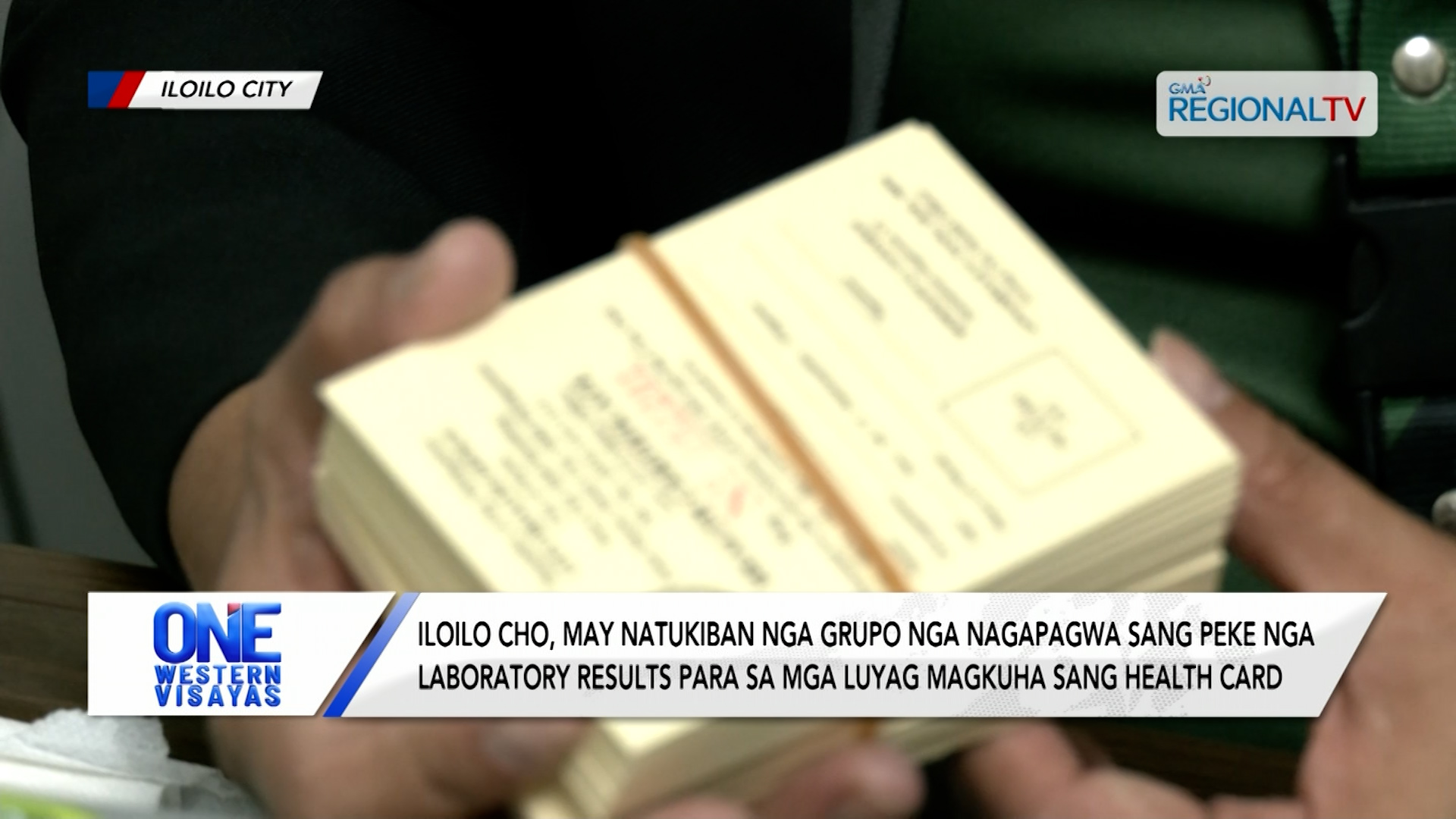 Grupo nga nagapagwa sang peke nga laboratory results para sa health card