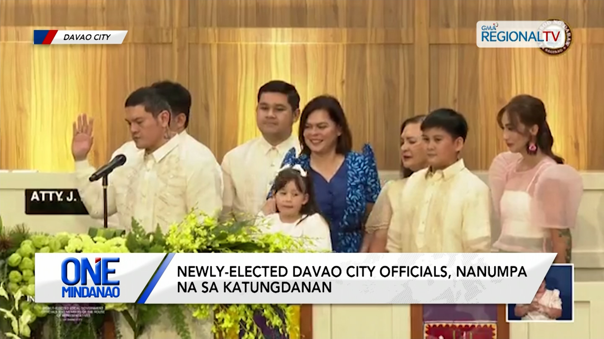 Newly-elected Davao City officials, nanumpa na sa katungdanan