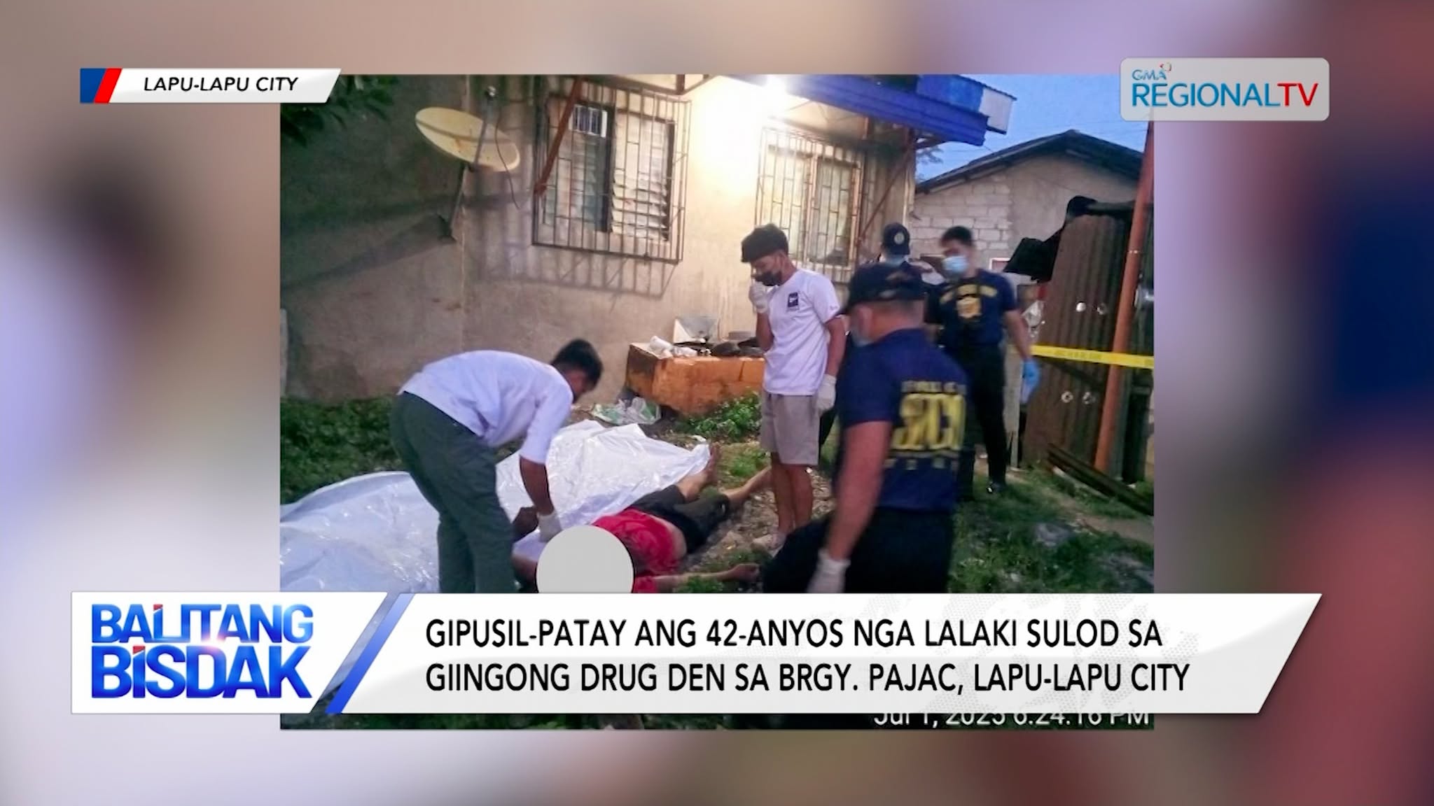 Nakalas ang 42-anyos nga lalaki human gipusil sa kaubang nag-pot session