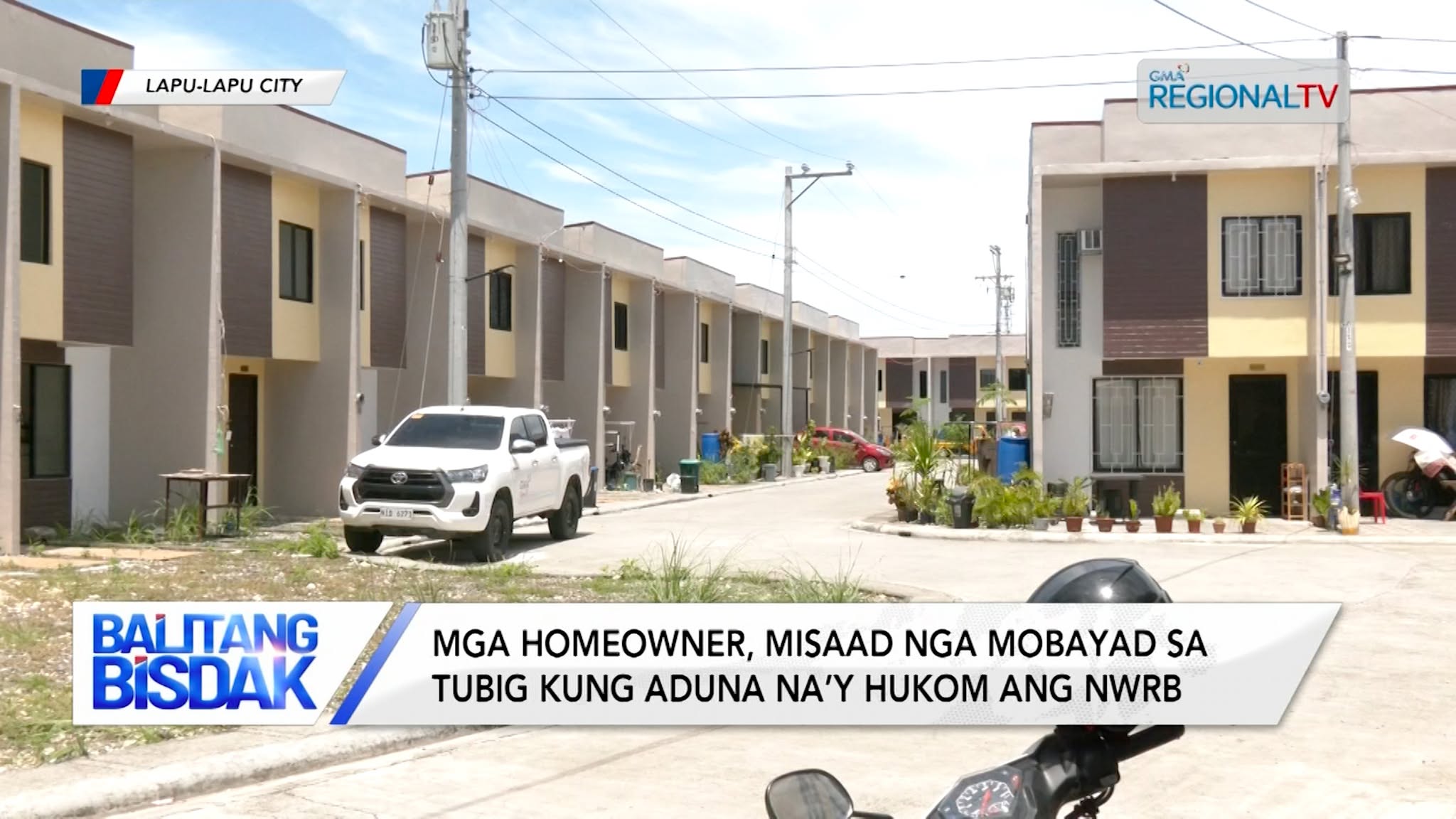 Pagpamutol sa linya sa tubig sa 38 units sa subdivision sa Sudtongan, gireklamo