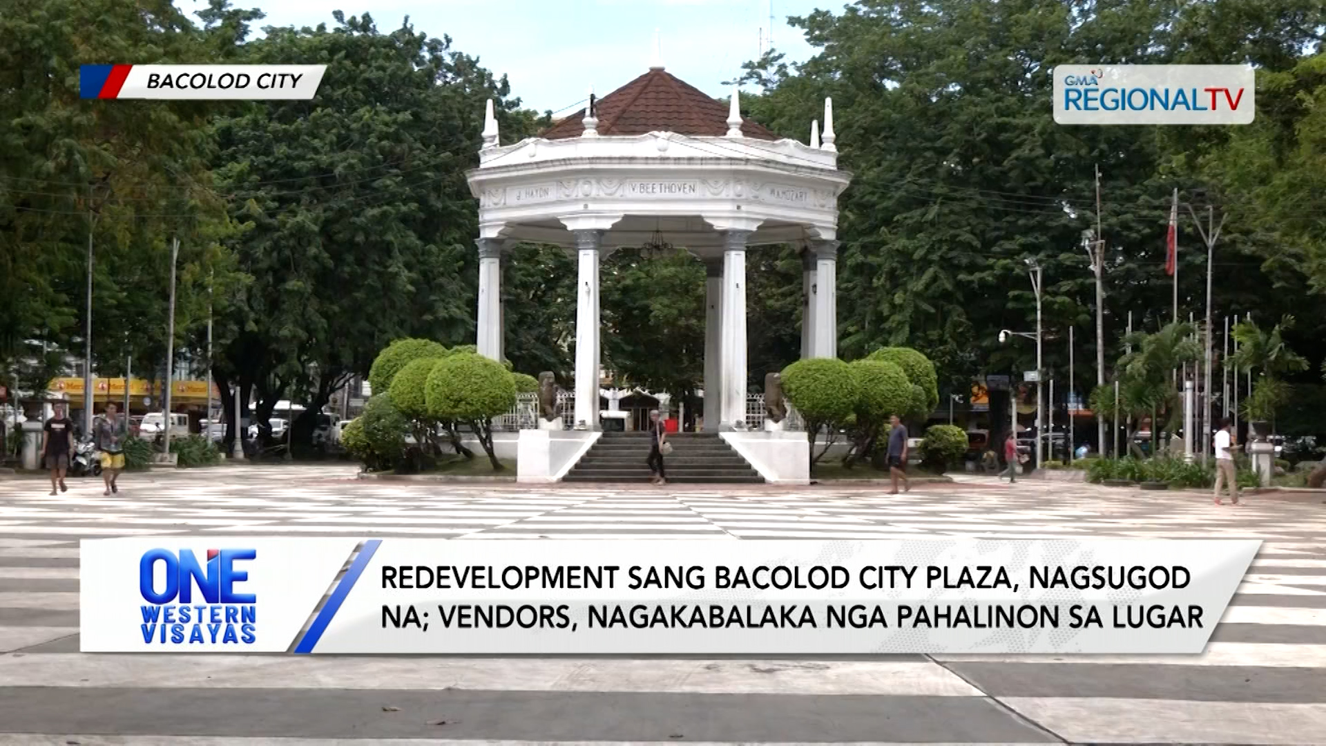 Pagkay-o sang Bacolod City Plaza, nagsugod na; vendors, nagakabalaka
