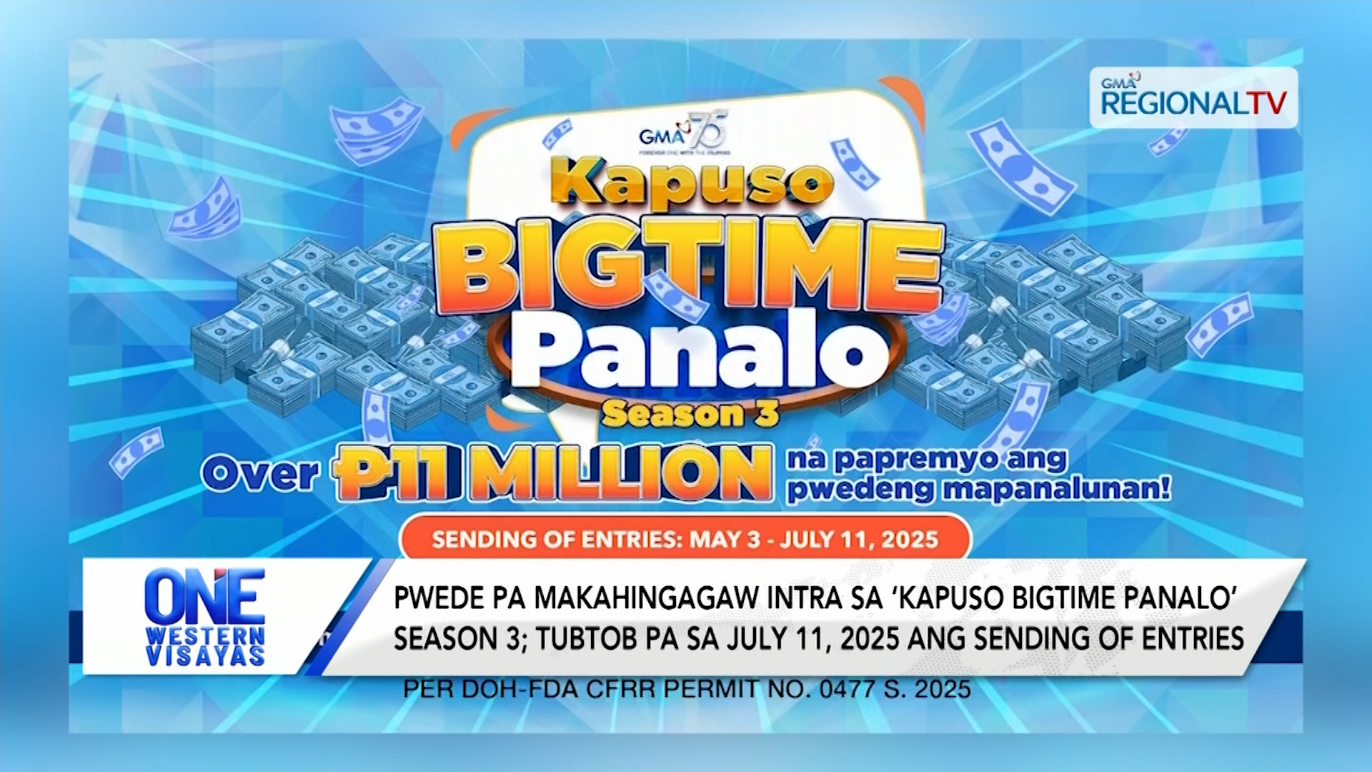 ‘Kapuso Bigtime Panalo’ season 3; tubtob bwas pa, July 11 ang sending of entries