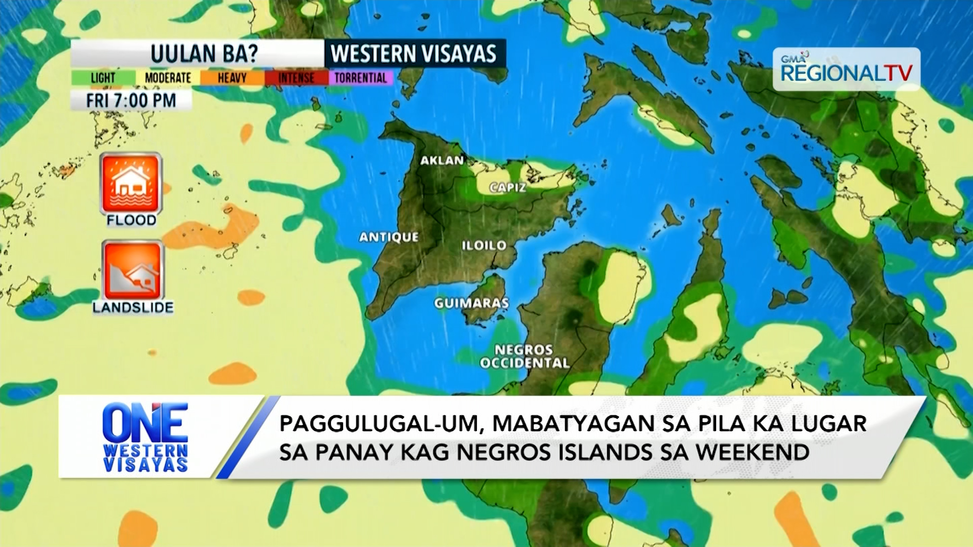 Paggulugal-um, mabatyagan sa Panay kag Negros islands sa weekend
