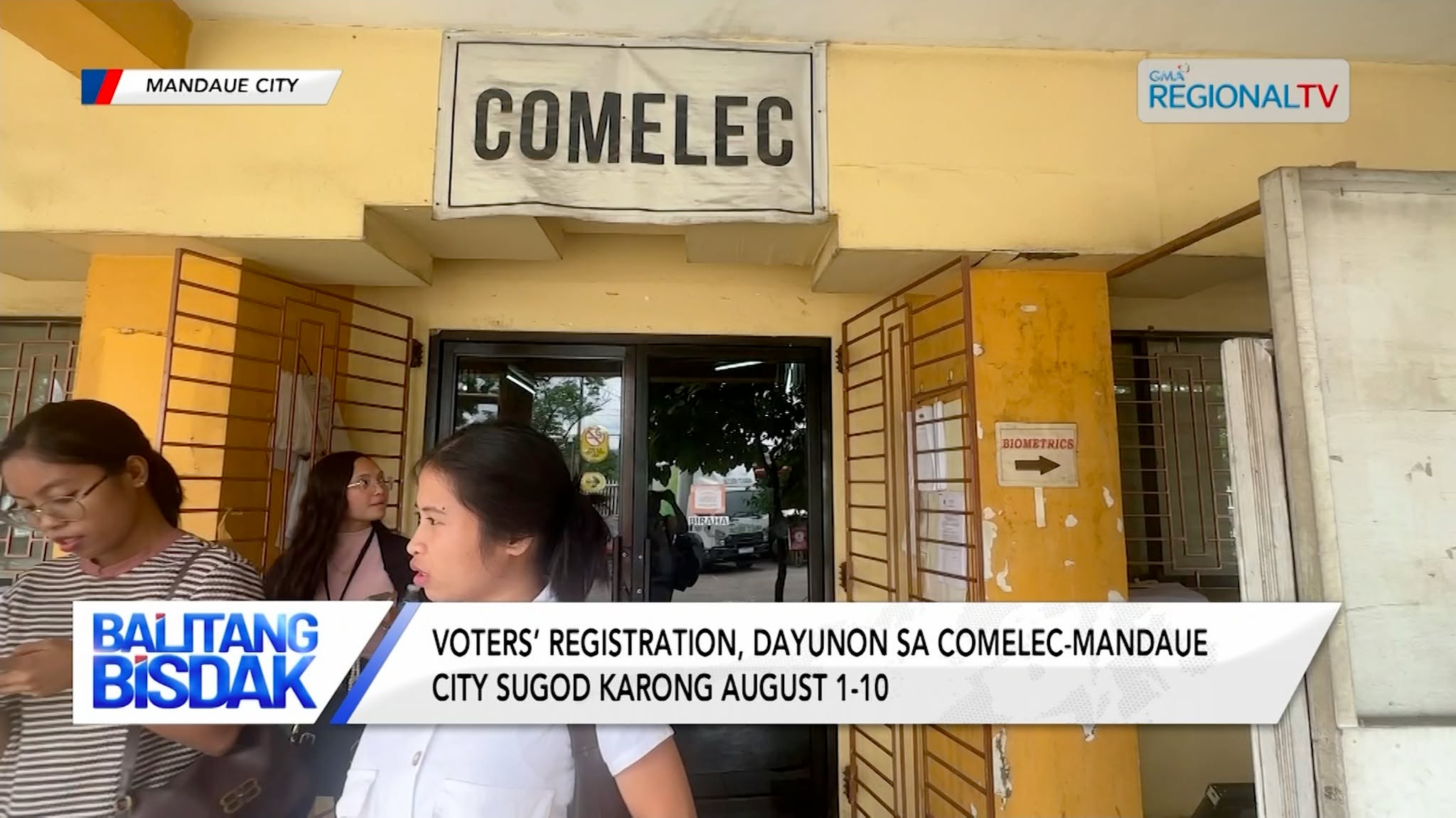 Voters registration, ipadayon sa COMELEC-Mandaue sugod August 1-10 | Balitang Bisdak
