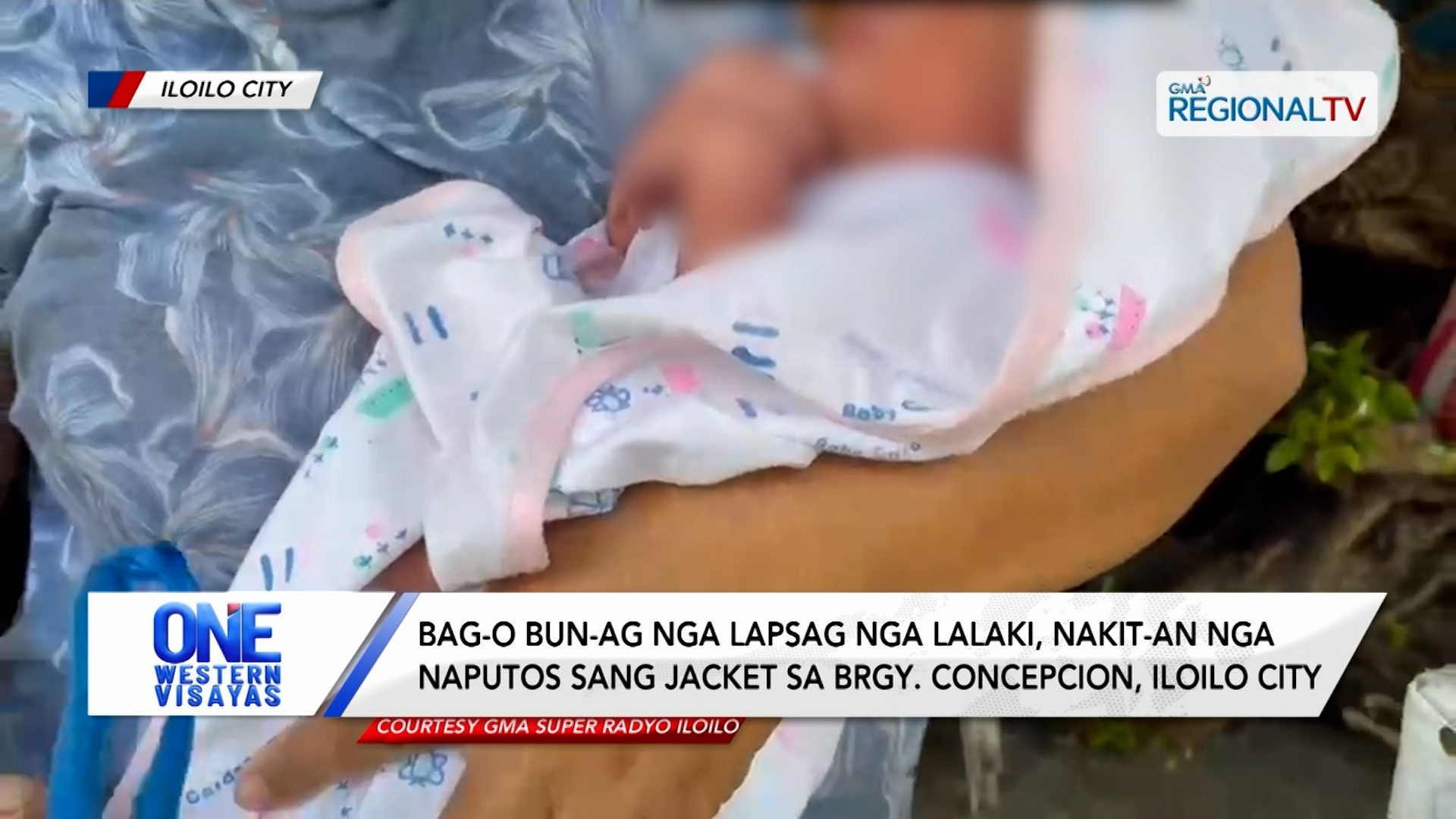 Bag-o bun-ag nga lapsag nga lalaki, ginbilin sa Brgy. Concepcion, Iloilo City | One Western Visayas