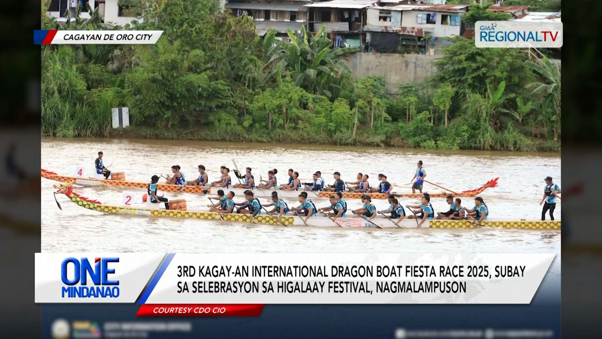 3rd Kagay-an International Dragon Boat Fiesta Race 2025, nagmalampuson | One Mindanao