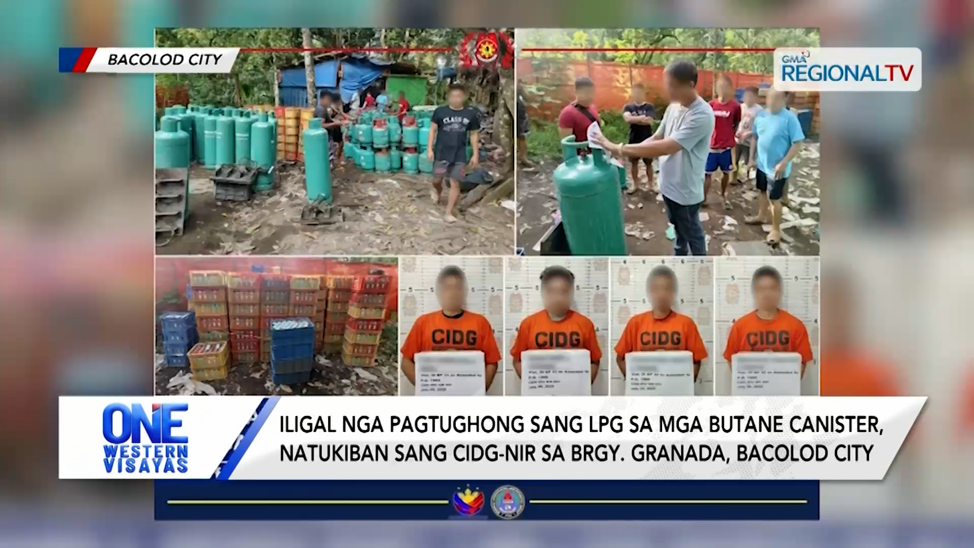 Iligal nga pagtughong sang LPG sa mga butane canister sa Bacolod City, nabisto | One Western Visayas