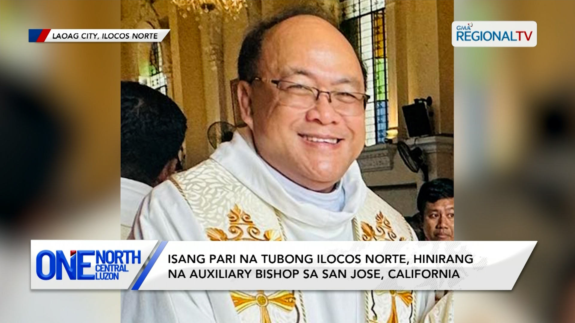 Pari na tubong Ilocos Norte, hinirang na auxiliary bishop sa California | One North Central Luzon